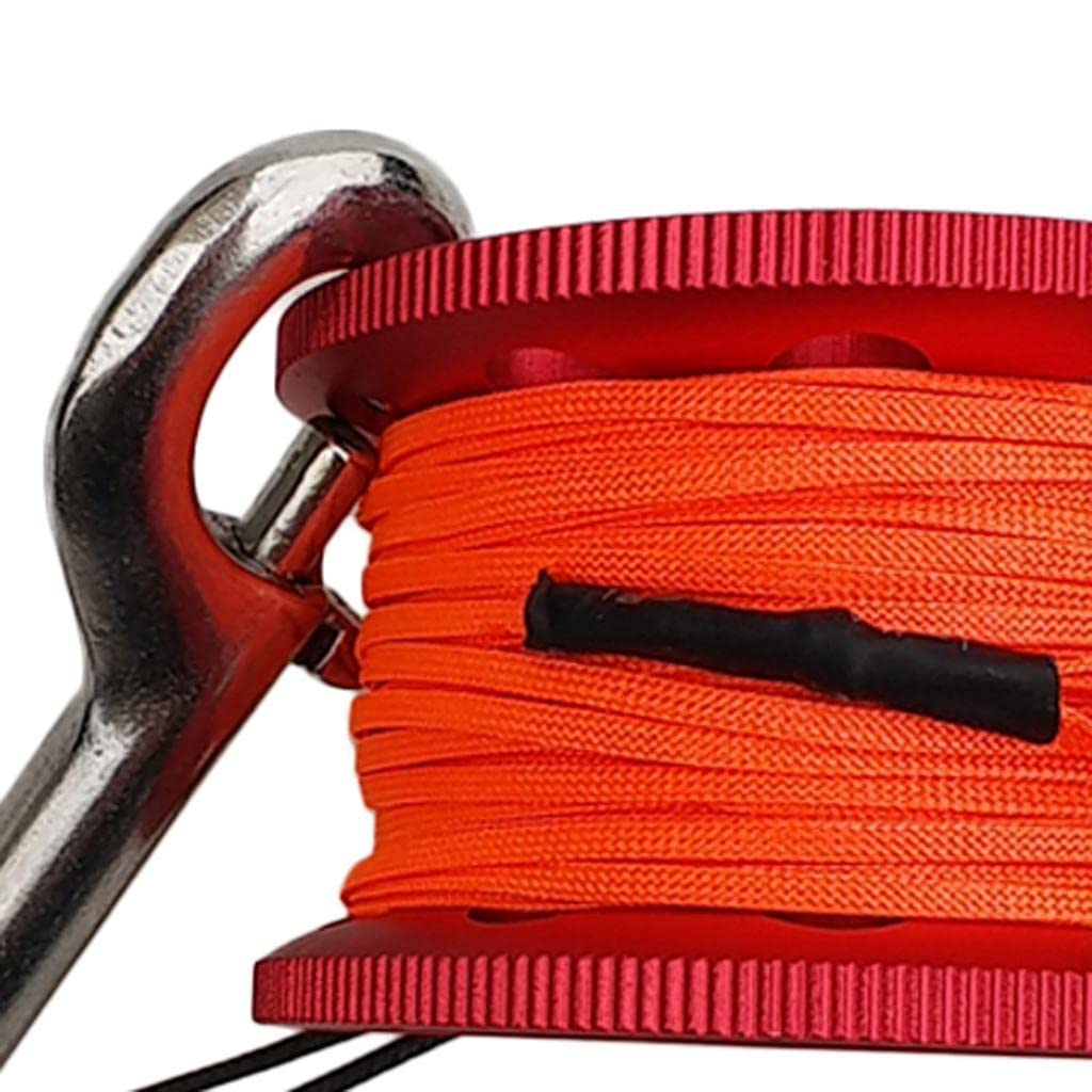 CAQYPVH Lightweight Diver Reel Clip, Red