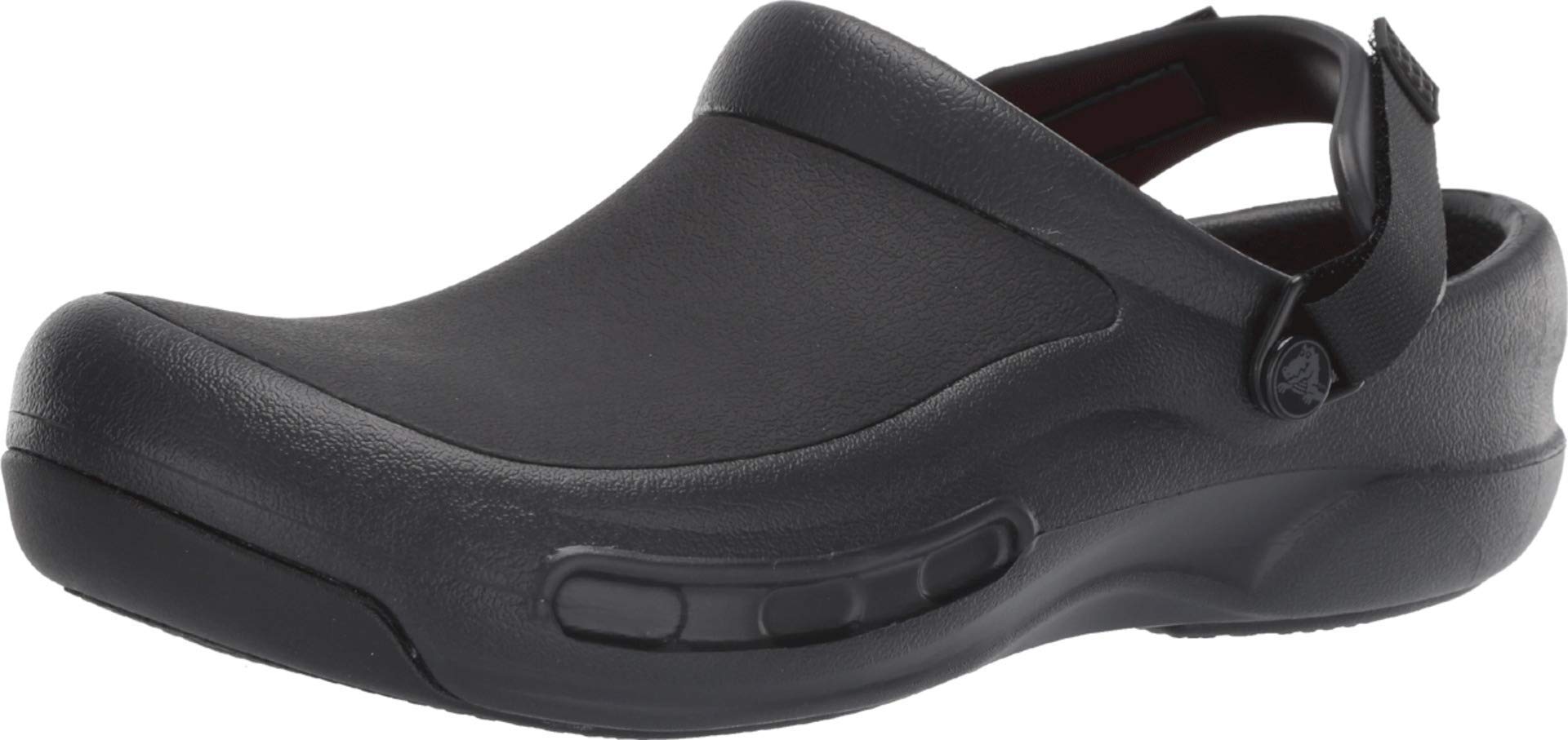 Unisex-Adult Bistro Pro Literide Clogs | Enclosed Toe Work Shoes | Slip Resistant | All Day Comfort, Black, 6 Women/4 Men