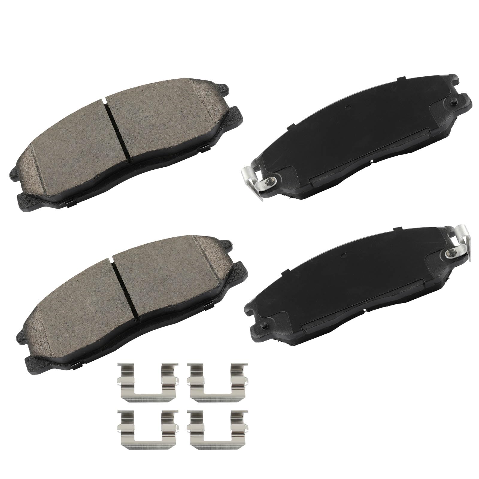 cciyu D864 Front Ceramic Disc Brake Pads Kit For Hyundai For Santa Fe 2001-2006,For Hyundai For XG300 2001,For Hyundai For XG350 2002-2003,For Kia For Sedona 2002-2005,For Kia For Sorento 2003-2009