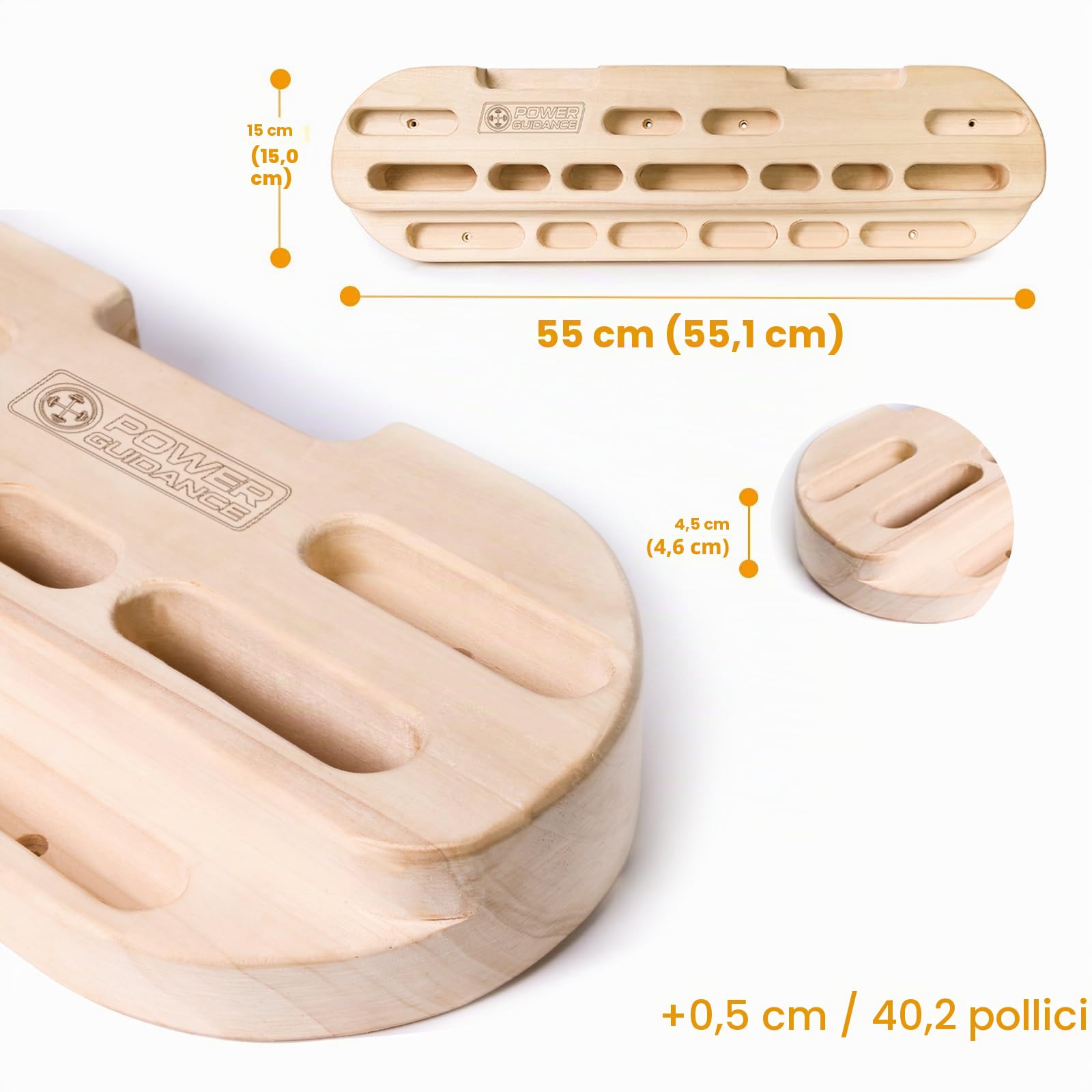 POWER GUIDANCE Tavola da allenamento Arrampicata Trainingsboard Hangboard Climbing board Fingerboard per principianti per l'arrampicata adatta per gli attrezzi da allenamento Boulder