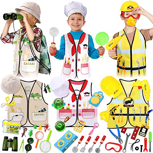 Deekin 3 Sets Disfraces Niños 3-7 Años miniatura 1