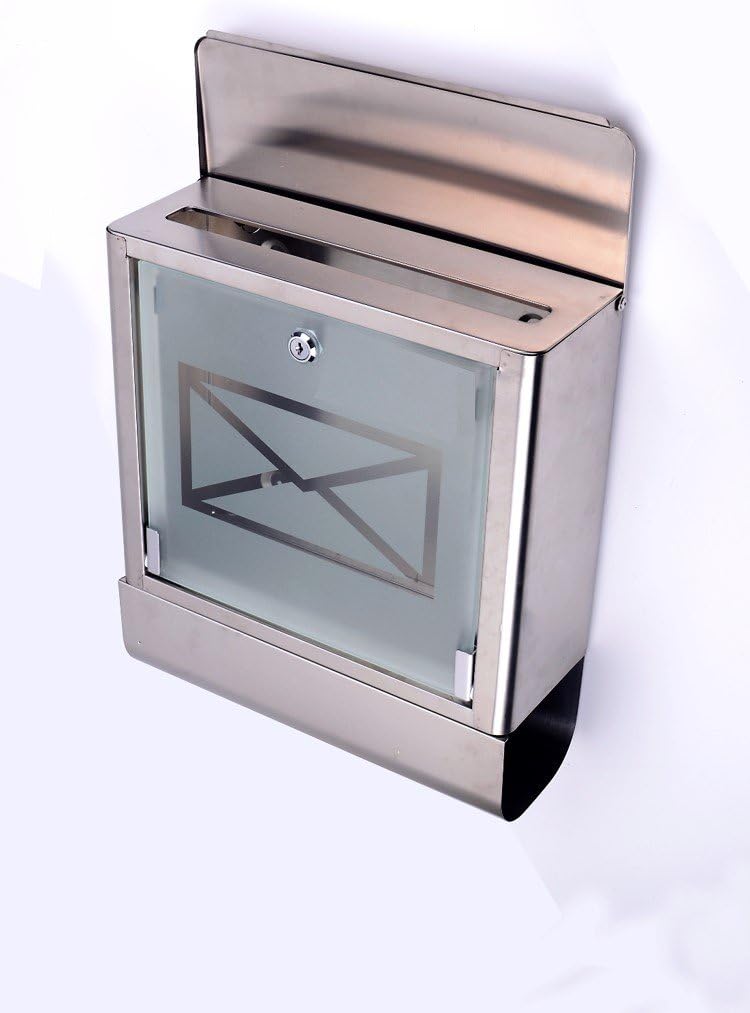 Wincere Stainless Steel Wall Mount Mailbox S1254-D