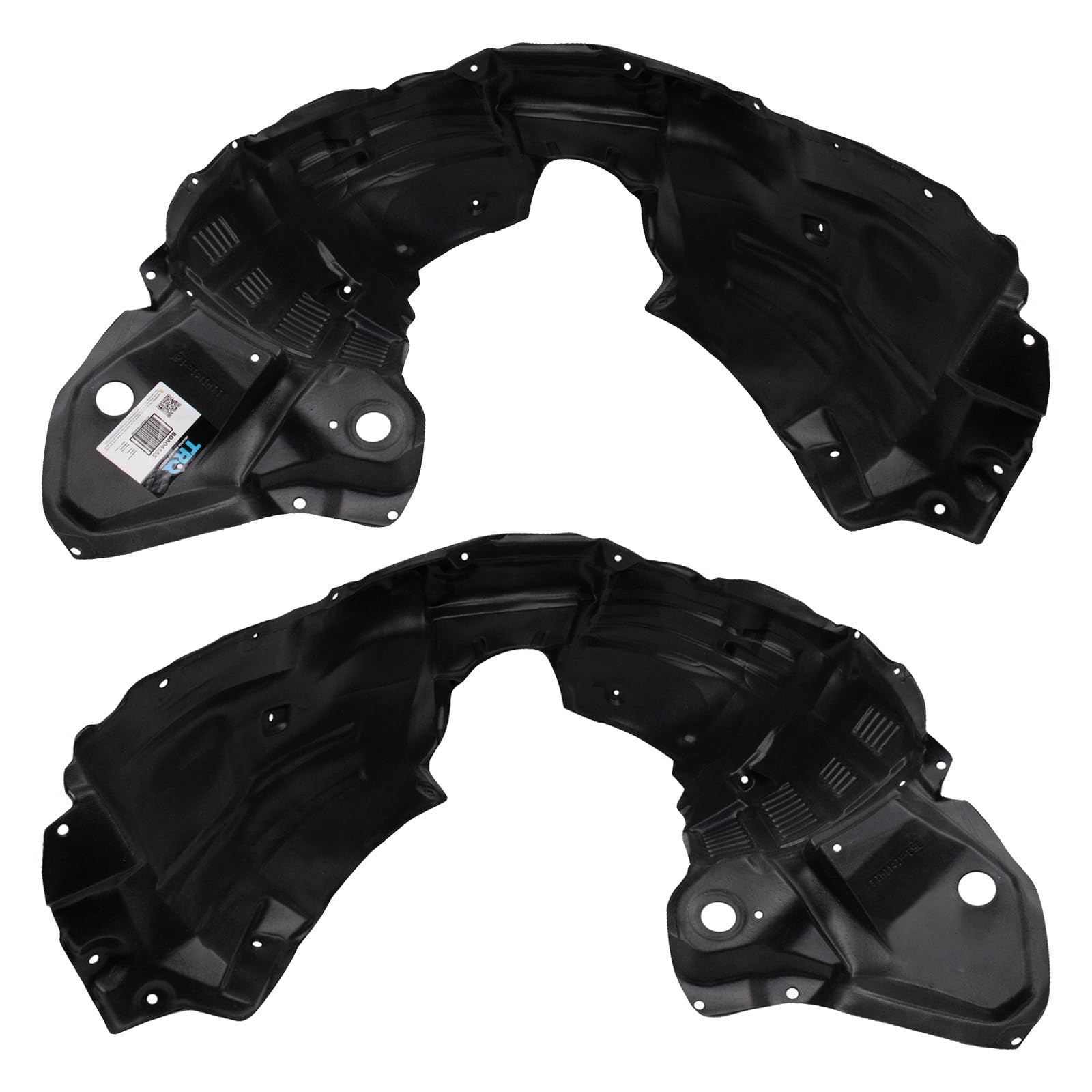 TRQ Front Driver and Passenger Side Inner Fender Liner Set | For 2014-2018 Toyota Highlander V6 3.5L