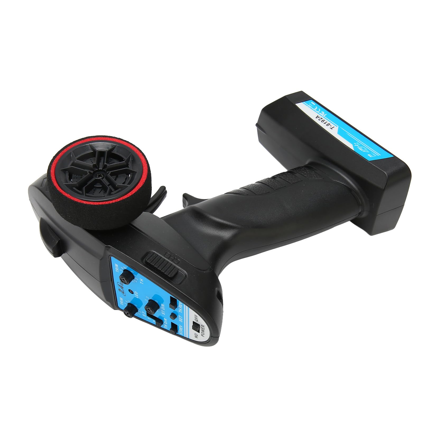 Transmisor RC de 3 Canales, Ajuste de Velocidad del Receptor de 2,4 GHz, Mando a Distancia para Coche Barco, para Vehículo de Control Remoto, Barco de Control Remoto