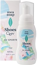 Clew Shoe Cleaner, Shoe Cleaner, Stain Remover, Golf Shoe Cleaner, Shoe Shampoo, Foam Type, 2.4 fl oz (70 ml), No Rinsing Needed, Synthetic Leather, Sneakers, Short, 3 Minutes Shoe Wash