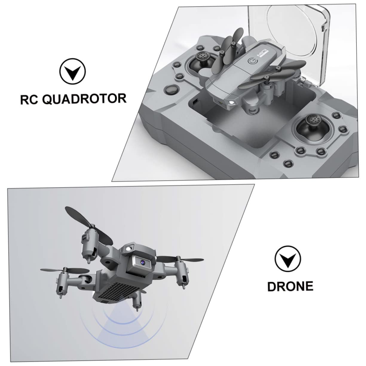 Mini Drone Pieghevole Rc Con Telecamera Hd 4K Uav Gps Modalità Mantenimento Altitudine Ritorno Automatico Quadricottero Compatto Per Fotografia Aerea E Video
