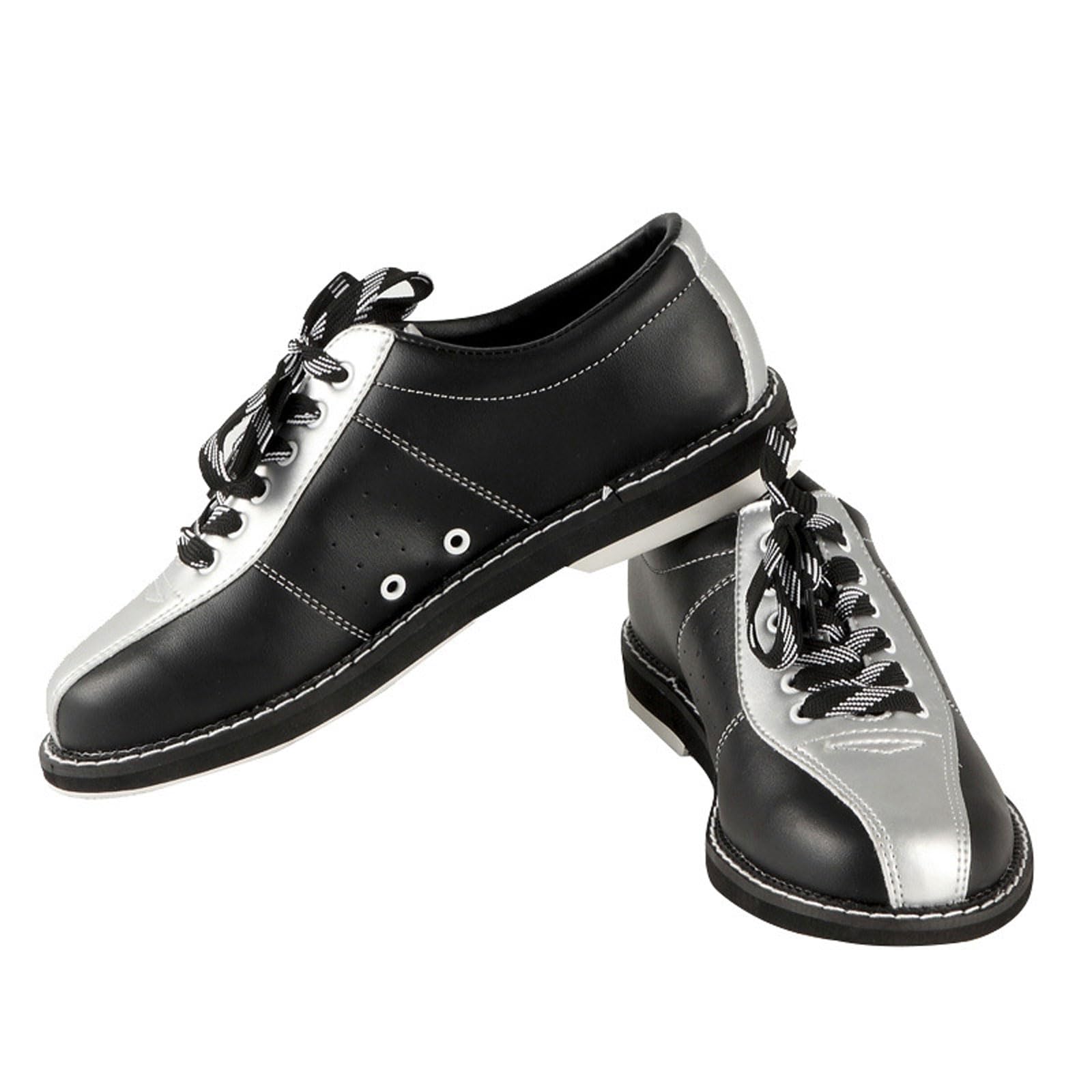 Zapatos de bolos Hombre,Zapatos de Bolos para Mujer,Zapatos Deportivos De Bolos para Césped,Zapatillas De Cuero con cordones,Antideslizantes Informales Ligero,para principiantes y profesionales.