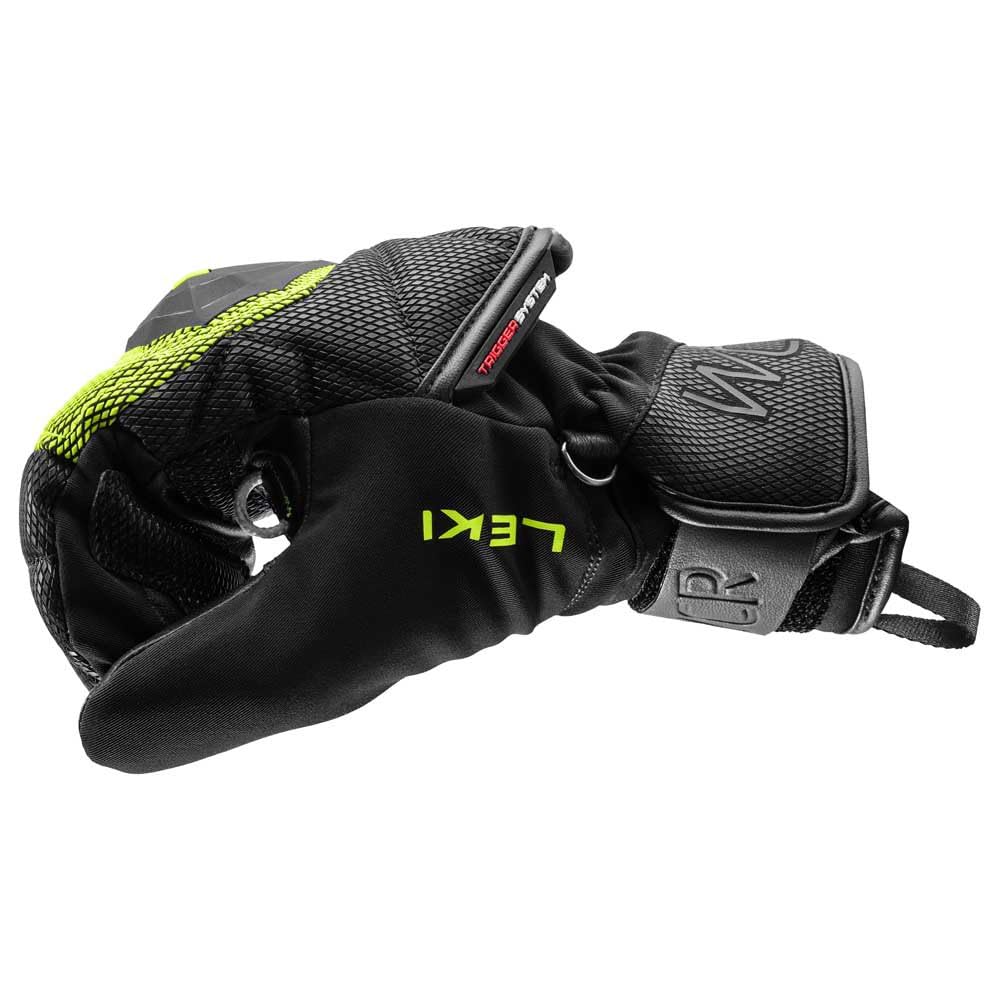 LEKI HS WCR Coach 3D Junior Mitt SCHWARZ-GELB - 4