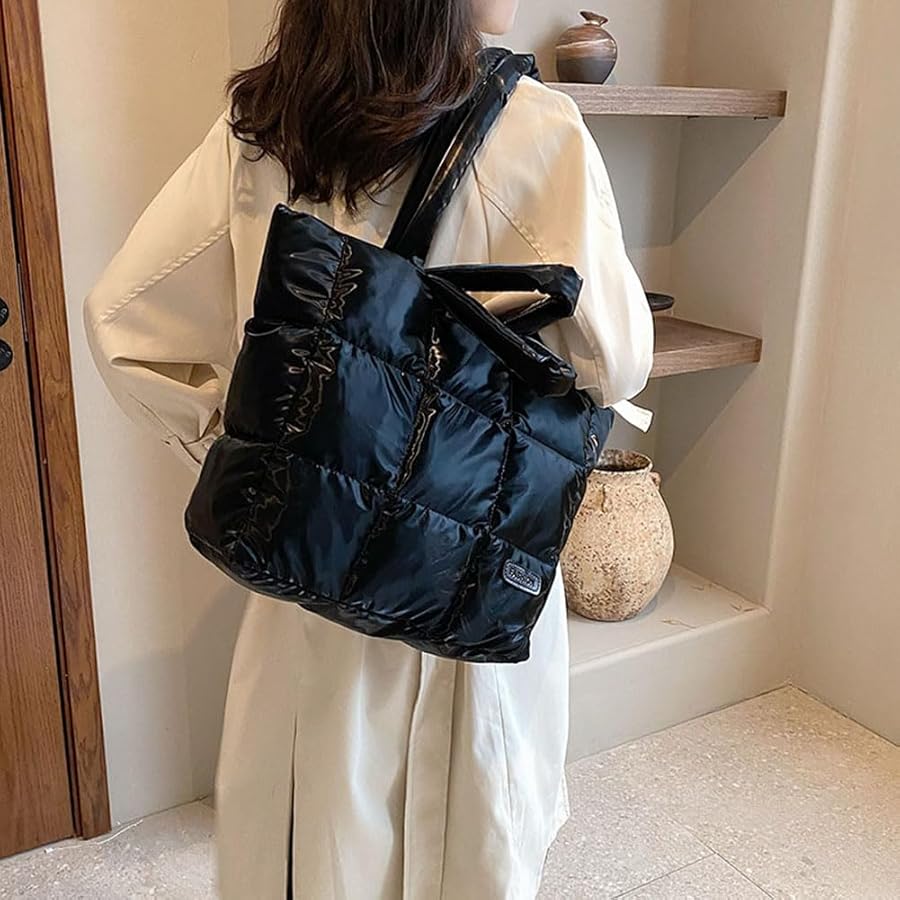 GSenhui Bolso Grande De Ante Para Mujer - Bolso De Mano Y Hombro Vintage Con Asa - Marrón, Café