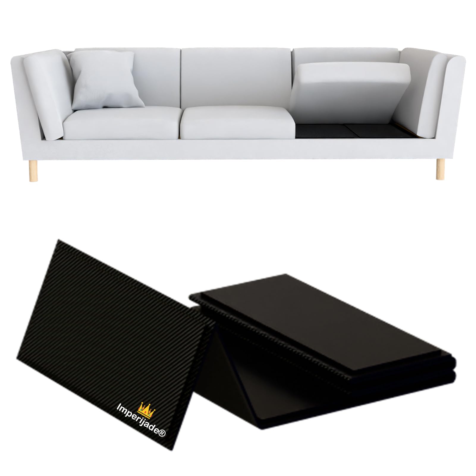Imperijade® 𝗕𝗲𝘁𝘁𝗲𝗿 𝗦𝗶𝘇𝗲 Sofa Rejuvenator Board | Adjustable | Couch Sofa Cushion Support Board (198X52 cm)