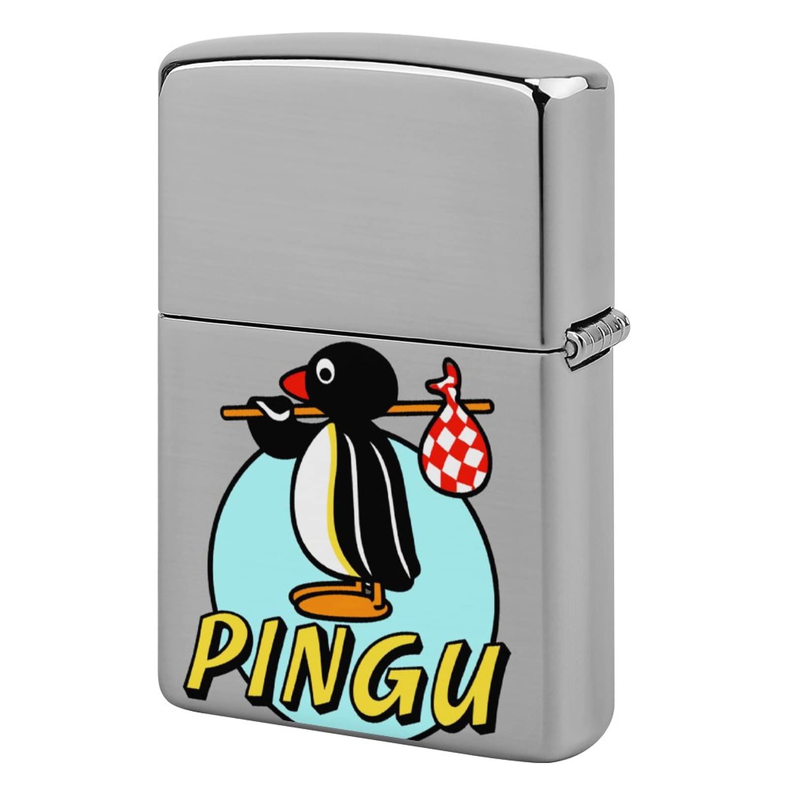 Amazon.co.jp: Zippoライター兼用ケース メンズ ピングー キャラクター 