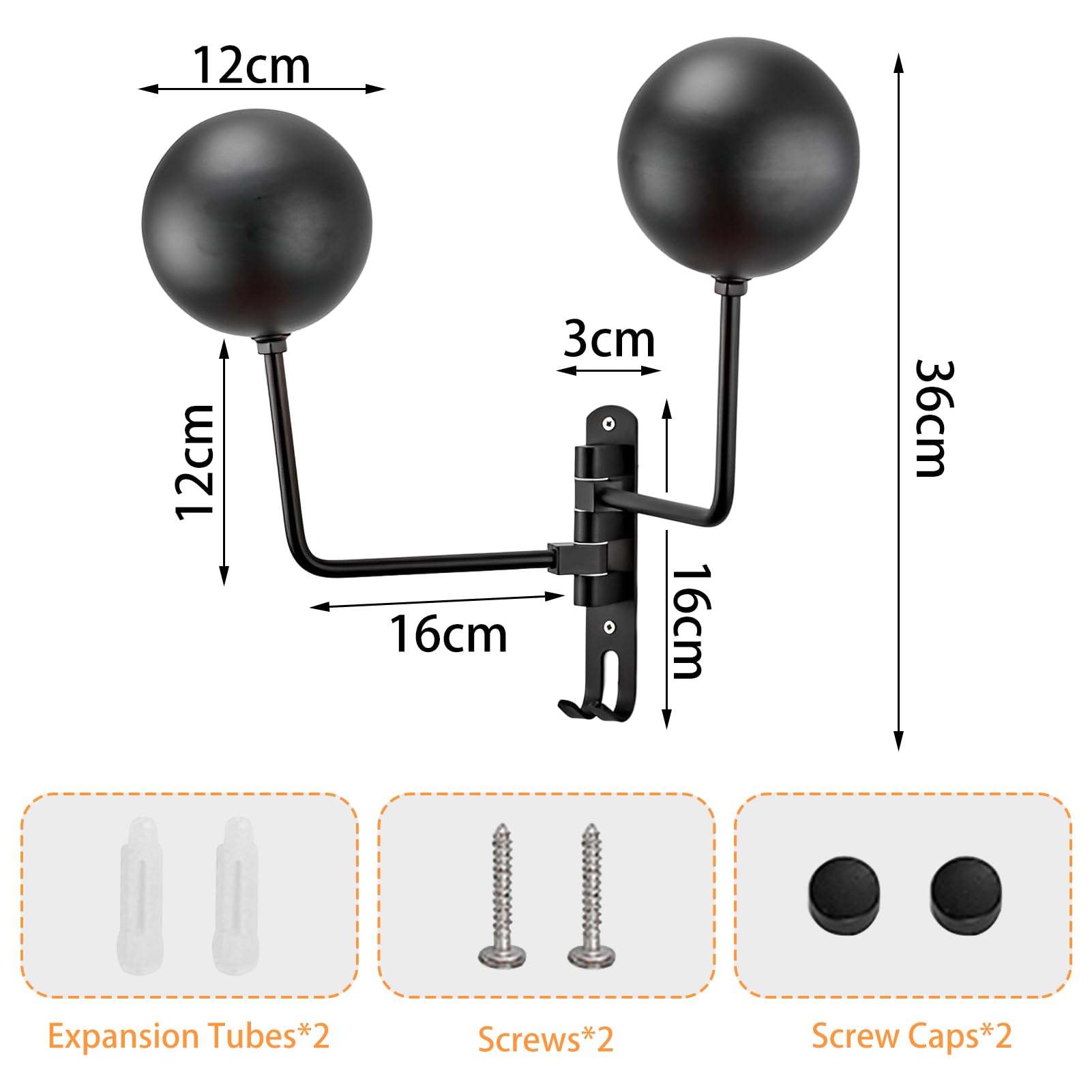 Supporto per casco da parete, per casco da moto, montaggio a parete, accessorio per casco da moto, casco da moto, casco da moto, casco da baseball, cappello da basket, parrucca