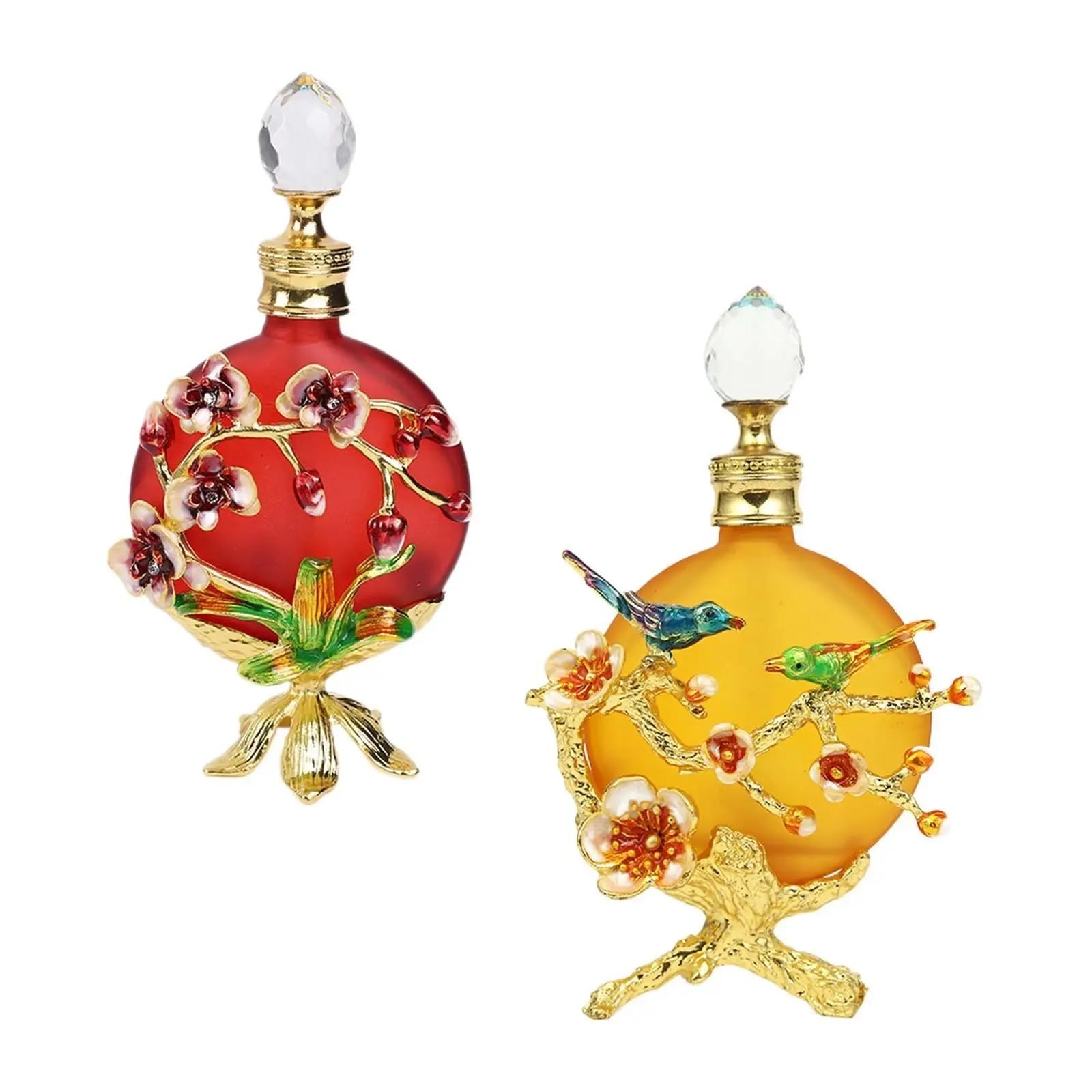 Bottiglia di profumo in vetro 30 ml Fantasia regalo compleanno Artigianato Soggiorno Camera da letto Decorazione riutilizzabile vuota antica Per Feste E Banchetti