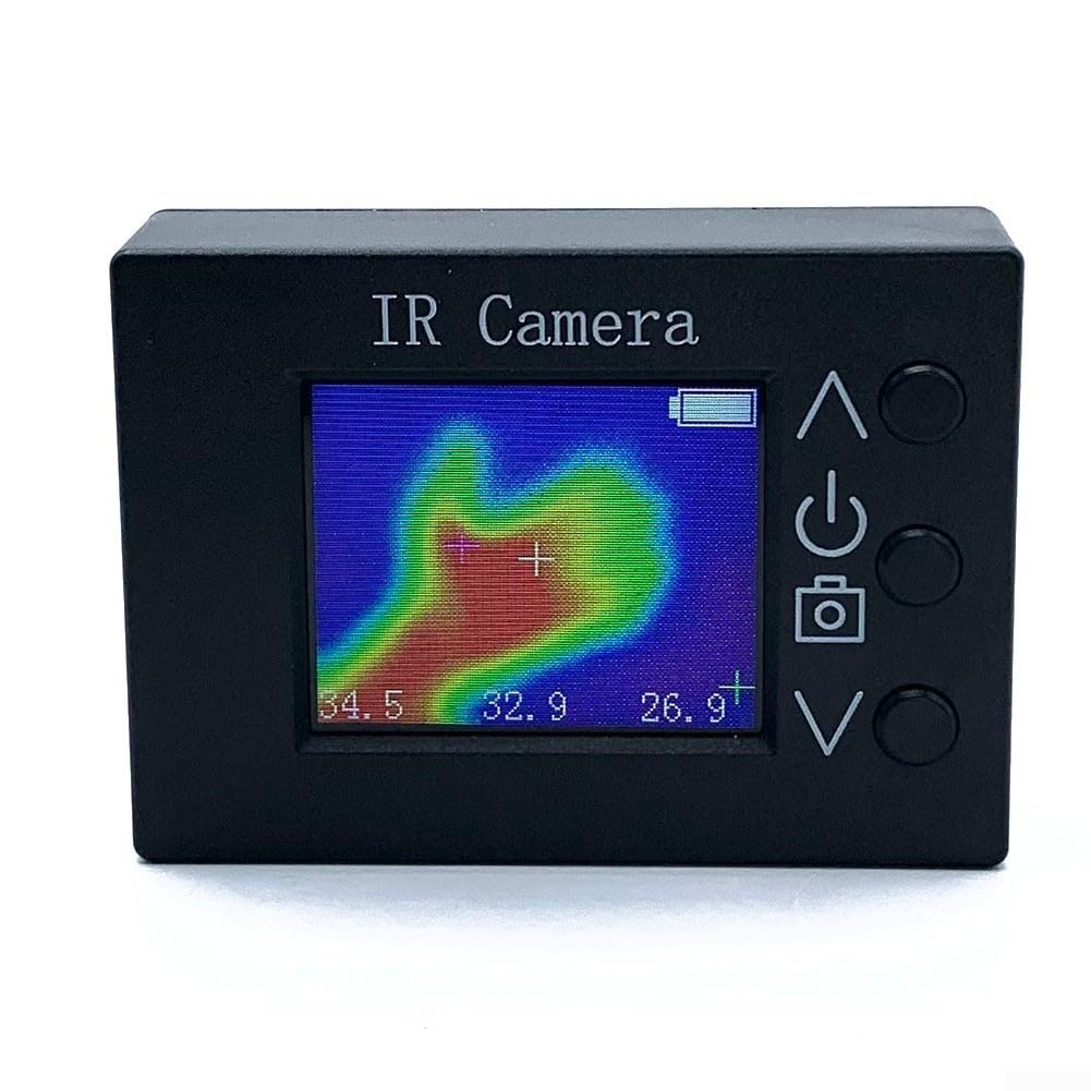 SPORTARC Cámara termográfica, MLX90640 ESFBAB Cámara infrarroja de la toma de imágenes térmicas, cámara infrarroja de la cámara termográfica con la pantalla para el sensor infrarrojo MLX90640ESF-BAB