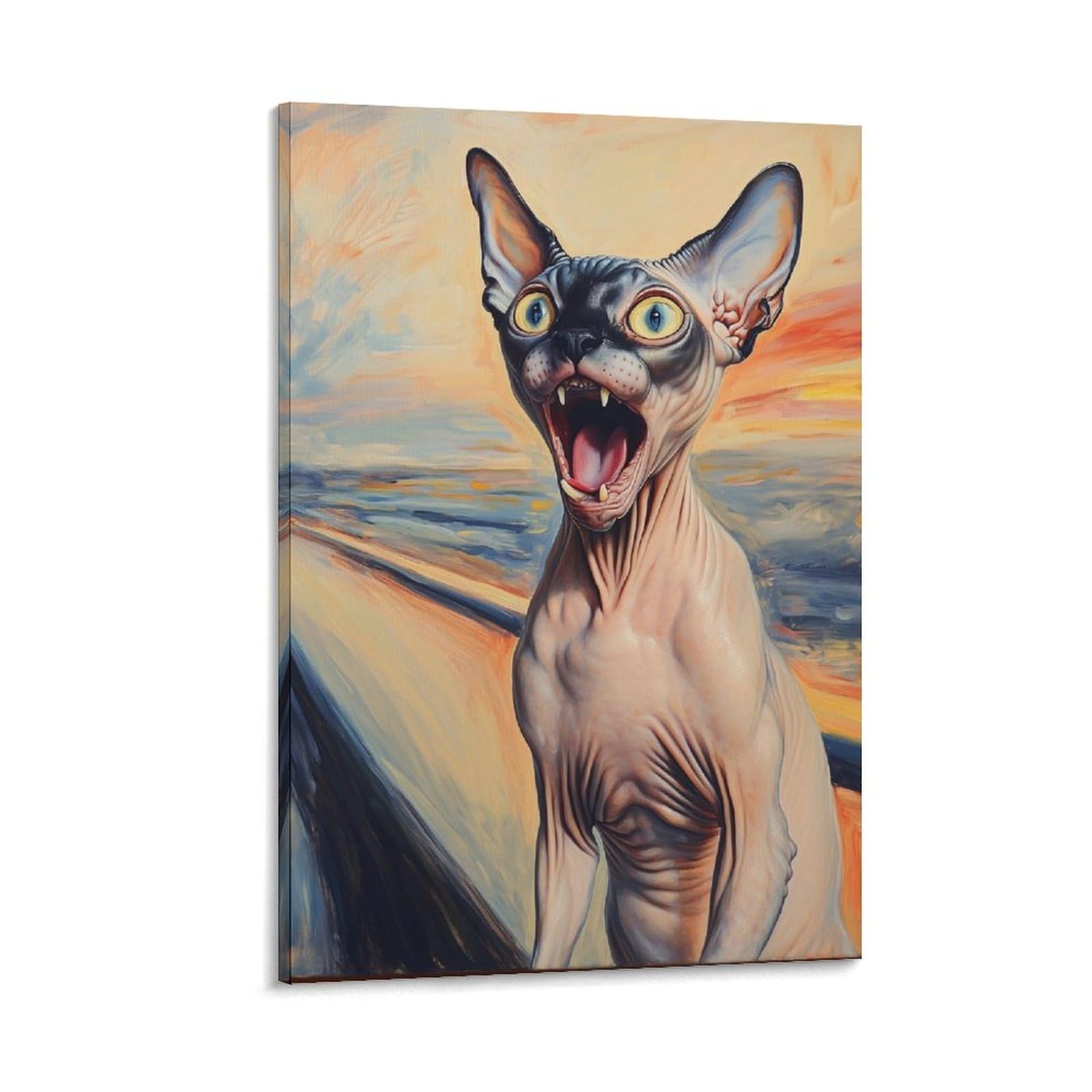 Décoration murale chat Sphynx pour sublimer vos murs nus