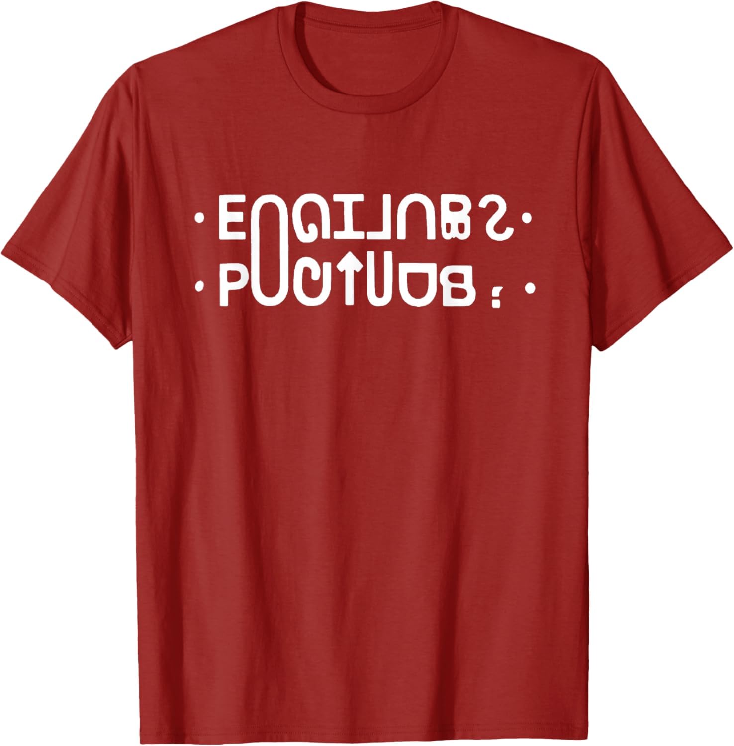 Funny Footjob Hidden Message Flip Up Design T-Shirt (M,Red)