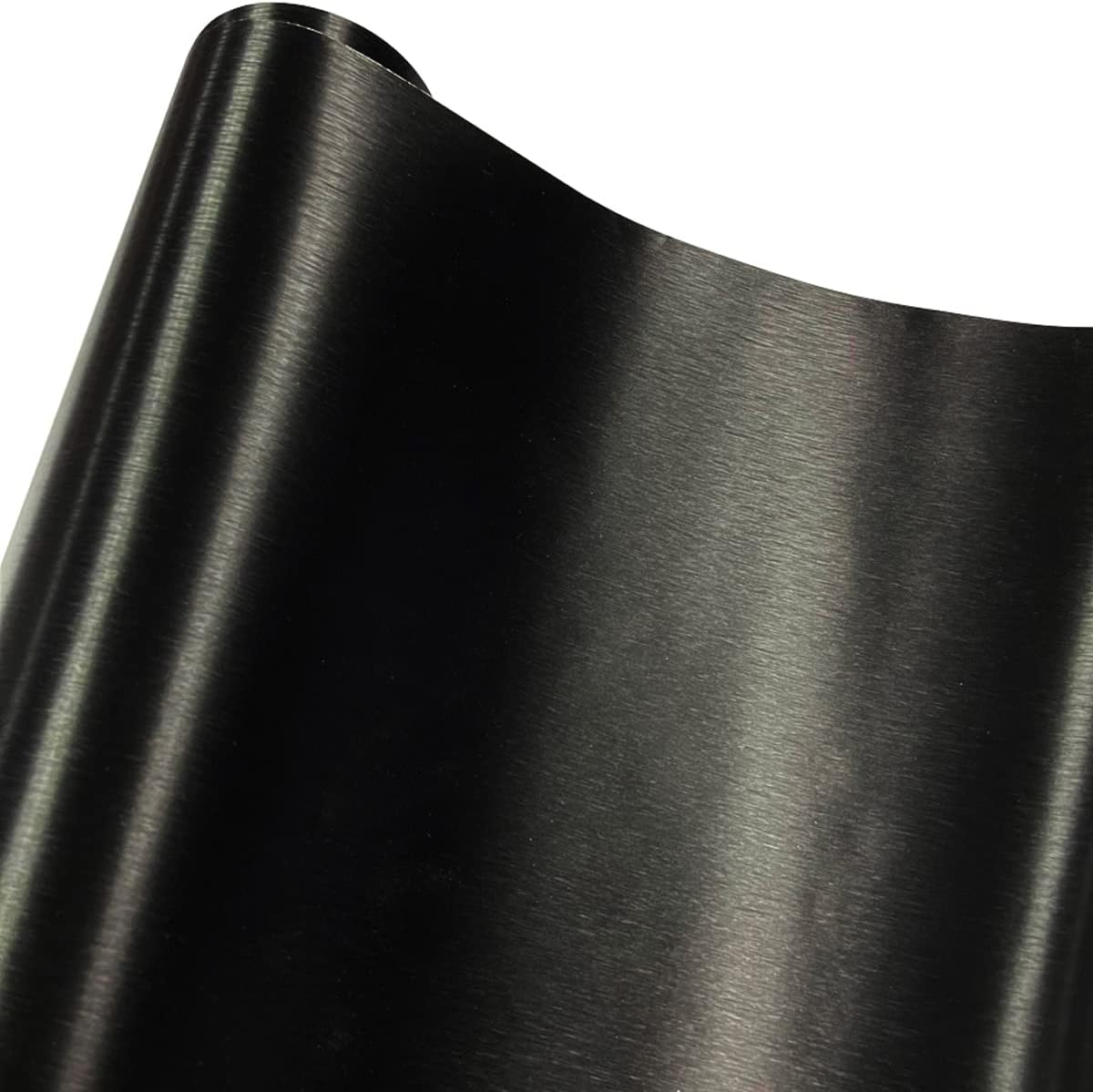 ECYC Ltd 1.64 x 6.56 FT Brushed Aluminum Vinyl Wrap Film Self Adhesive Car Wrap Sticker Decal Film Automotive Vinyl Wrap Roll Car DIY Decoration Wrap Film Sheet, Silver