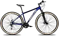 Bicicleta Aro 29 Absolute Nero 5 Alumínio 24v Freio a Disco Suspensão Dianteira Pneus com Faixa