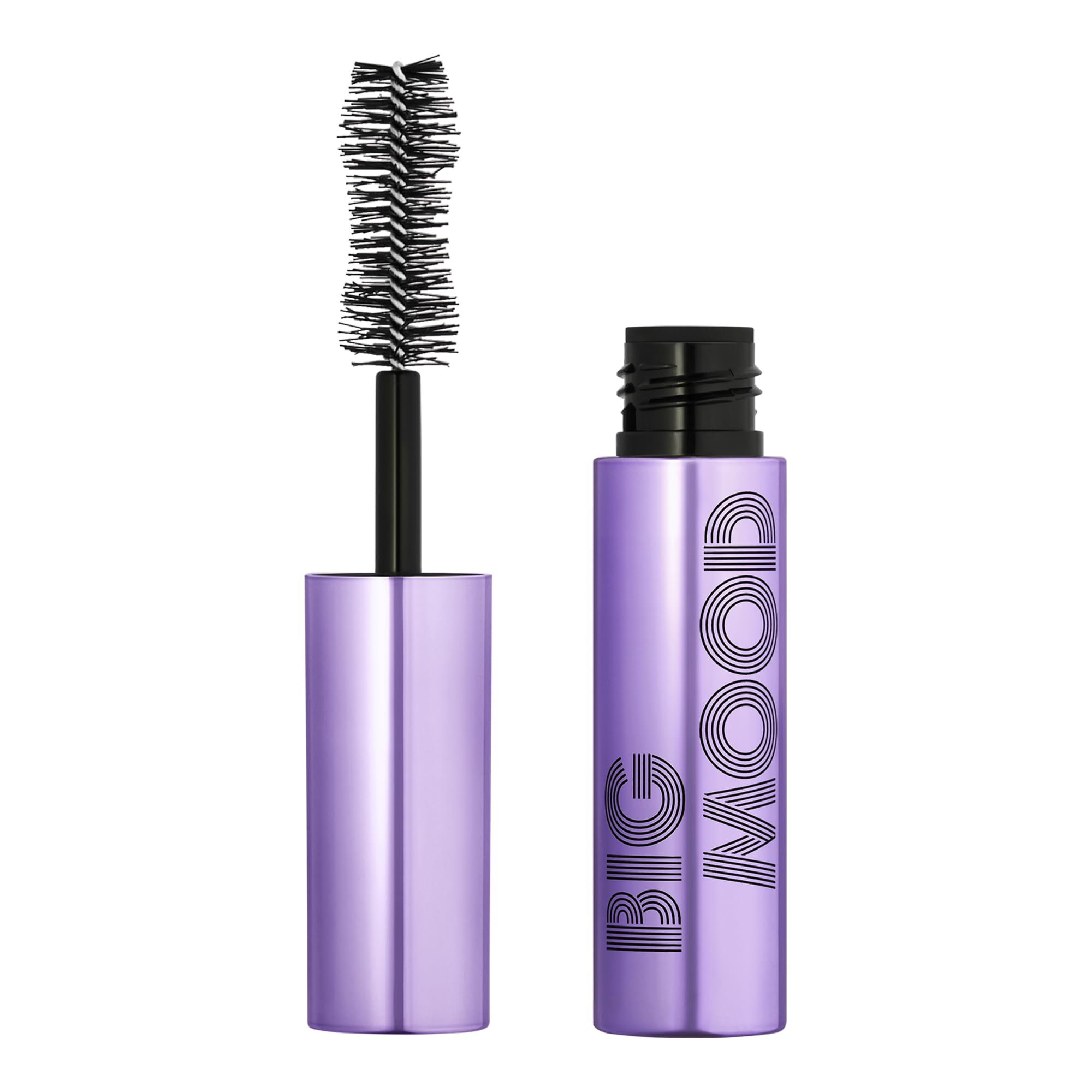 e.l.f. Big Mood Mascara Mini, Instantly Creates Long-Lasting, Bold & Lifted, Voluminous Lashes, Infused with Jojoba Wax, Black