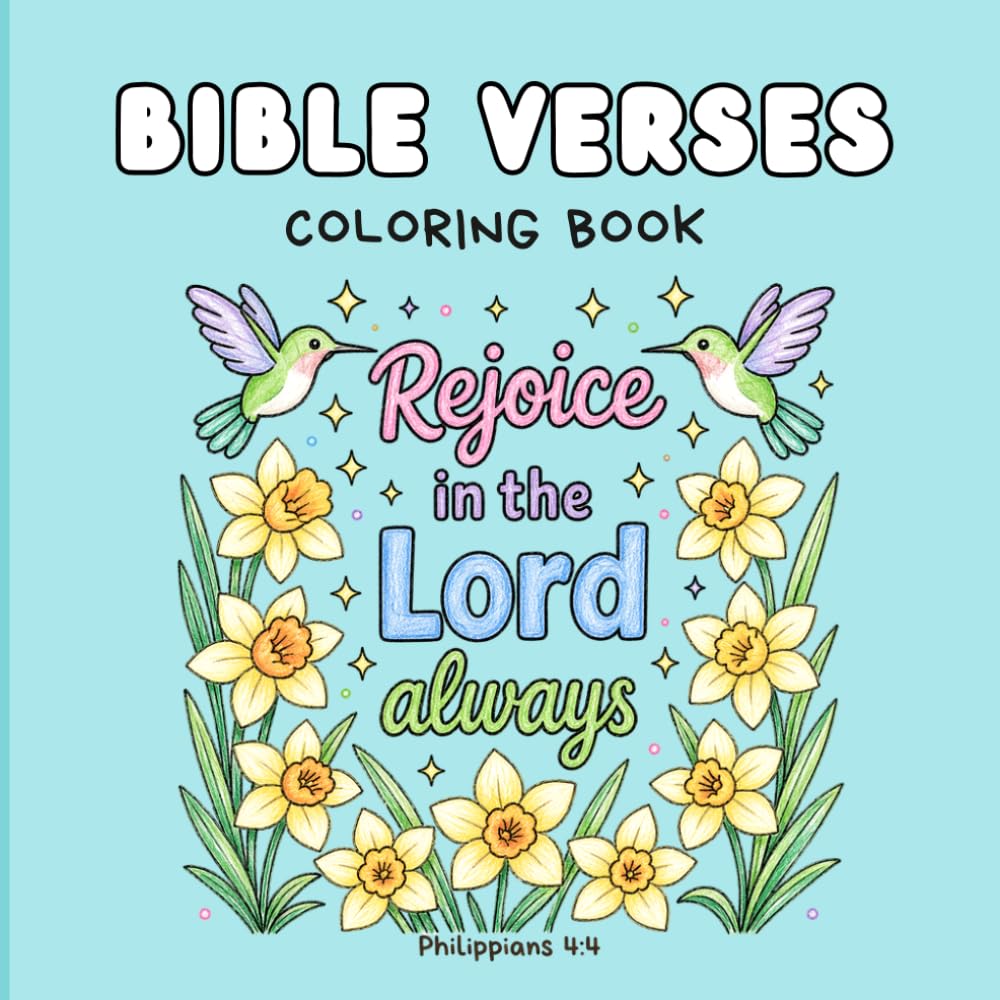 Bible Verses Coloring Book for Adults: Inspirational Scriptures with Beautiful Floral Designs (Christian Coloring Books)