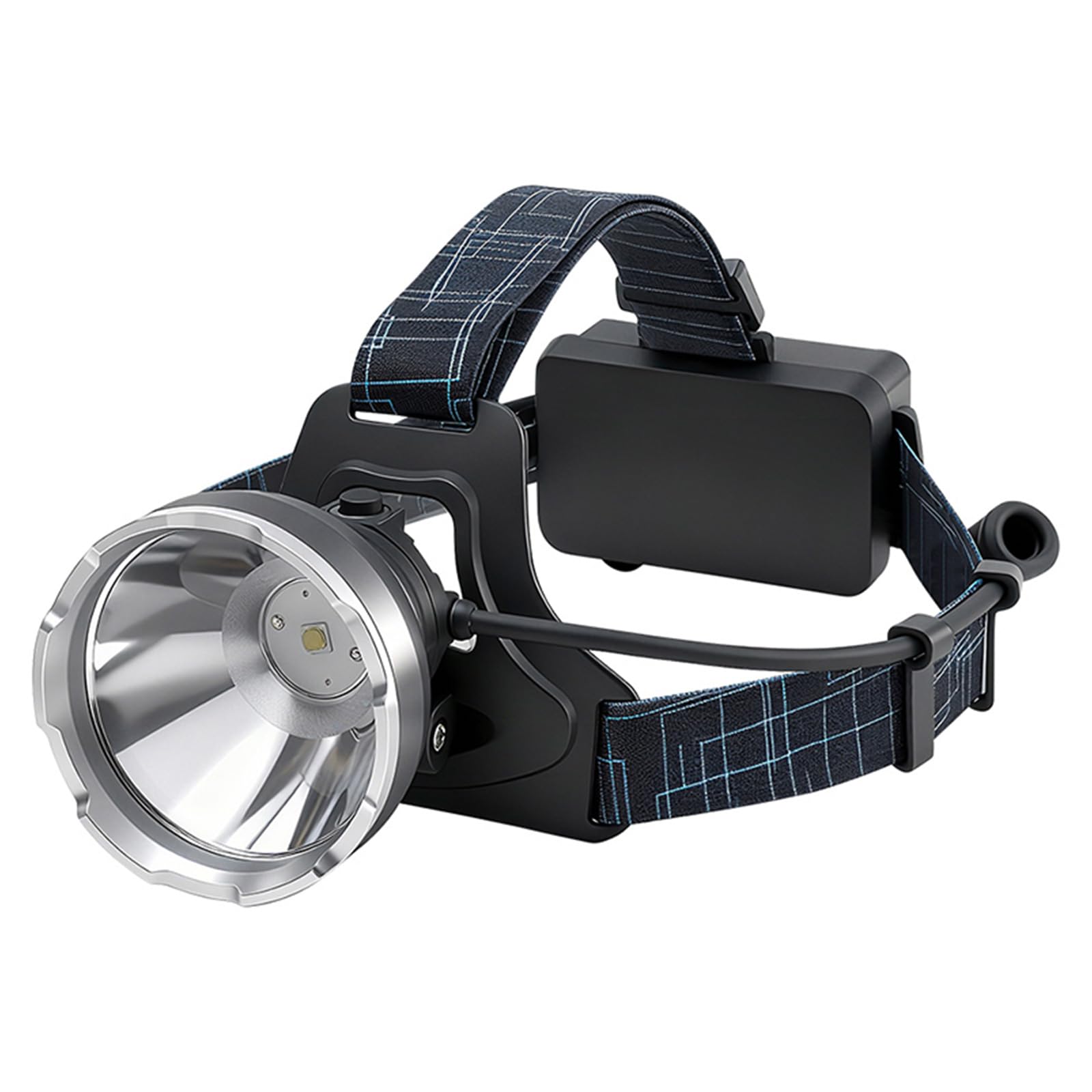 Kaeltsyn Weight Fishing Headlamp LED Powerful Headlamp Bicycles Light Rechargeable Headlight Torch Portable Camping Lamp Outdoor Fishing Light Rechargeable Headlight Torch Portable Camping Lamp