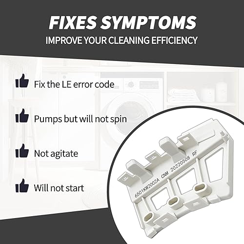 Miniatura 2 de WISINY 6501KW2002B 6501KW2002A Washer Rotor Position Sensor for LG Hall Sensor Fixed The LE Erorr Code Compatible for Kenmore LG Washer Parts