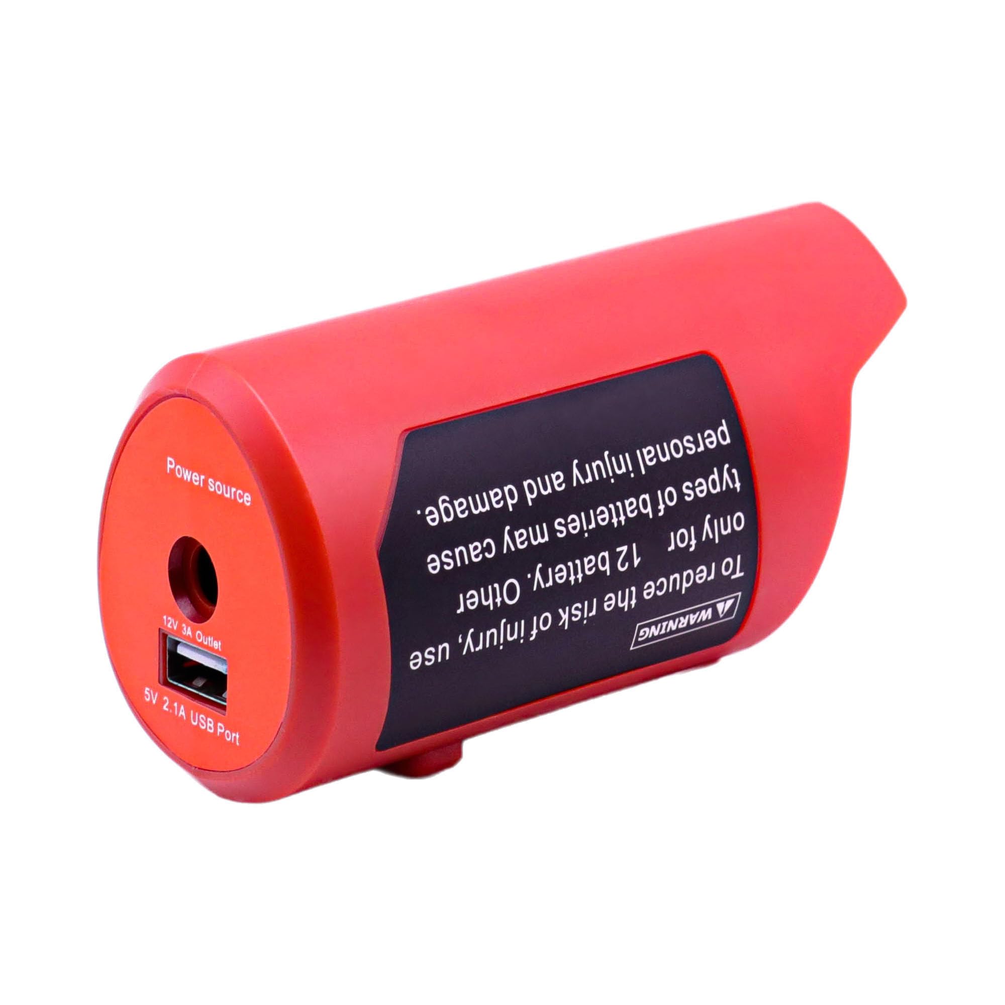 USB Charger Adapter Compatible with Milwaukee M12 Batteries Power Converter with USB DC Port for Mobile Phone Tablet Heated Vest Heated Gloves