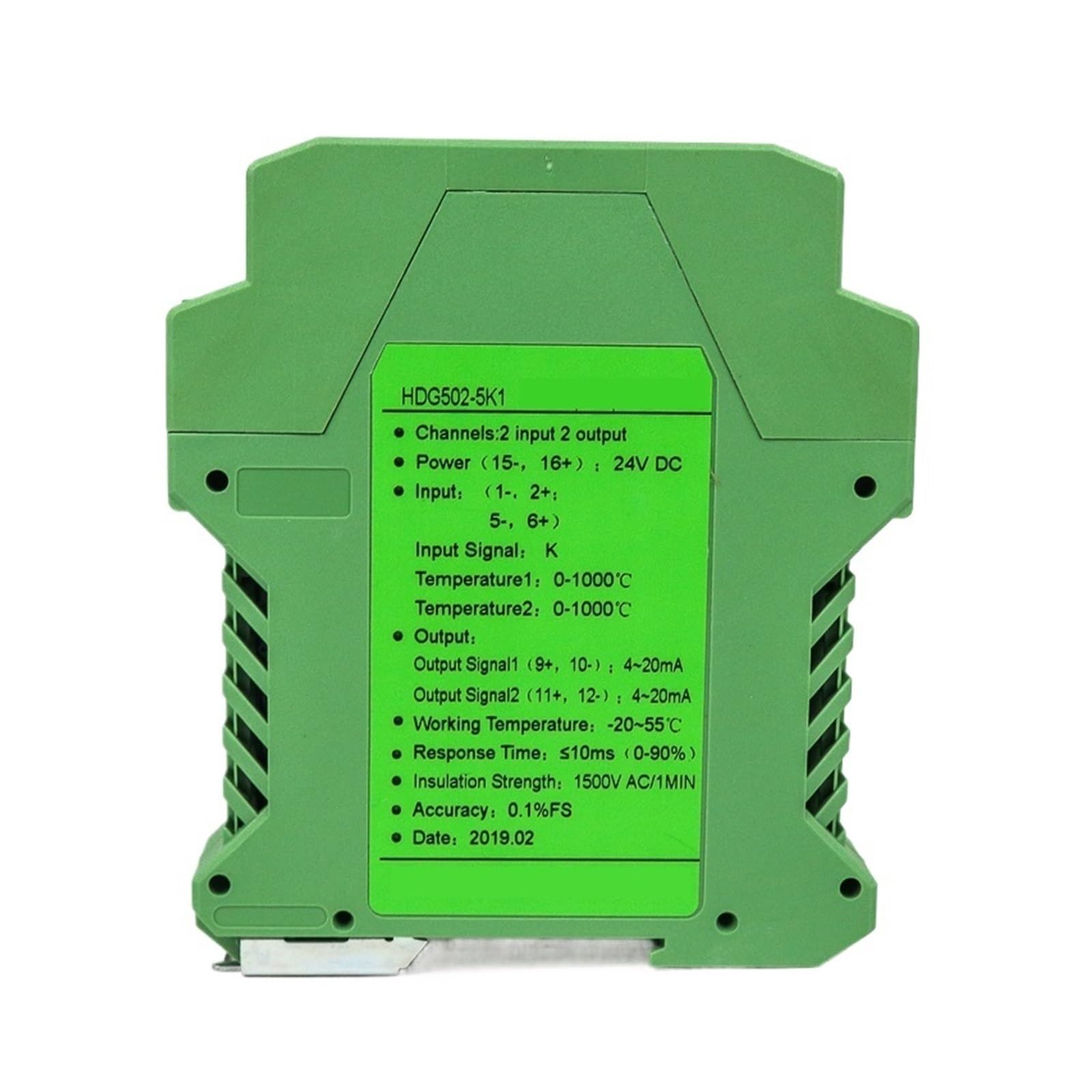 1 convertidor pt100 a 0-10v, 4-20 mA, 0-10v, Salida, Entrada, señal de Temperatura, aislador PT1000-50-300 °C, Pt100-200-850 °C, Cu50-50-150 °C(0-5V_24V_PT100)