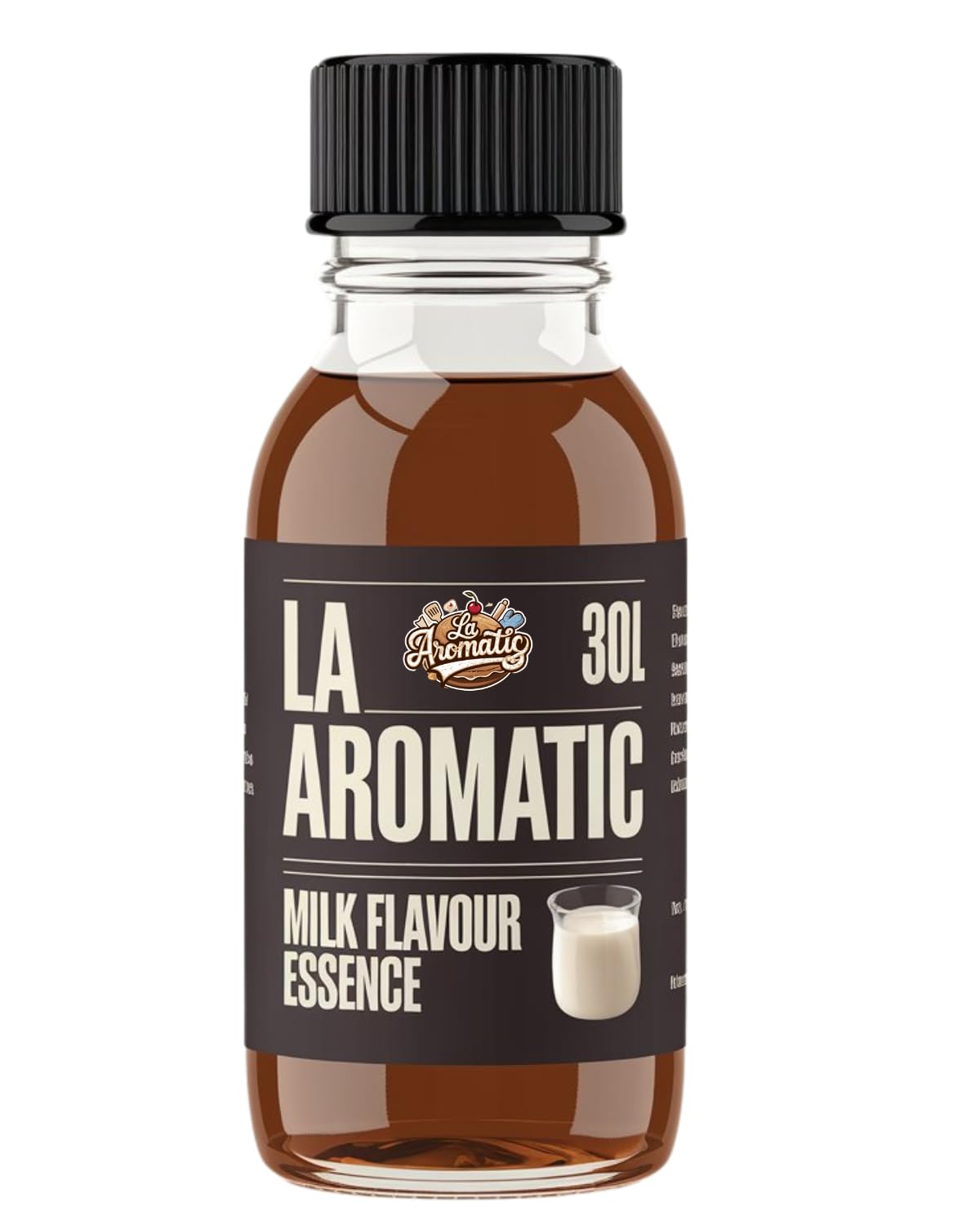 La Aromatic Milk flavour Essence: A Taste of Luxury - Authentic Milk Flavoring for Coffee, Tea, and Desserts - Non-GMO, Gluten-Free, and Vegan - 50ml