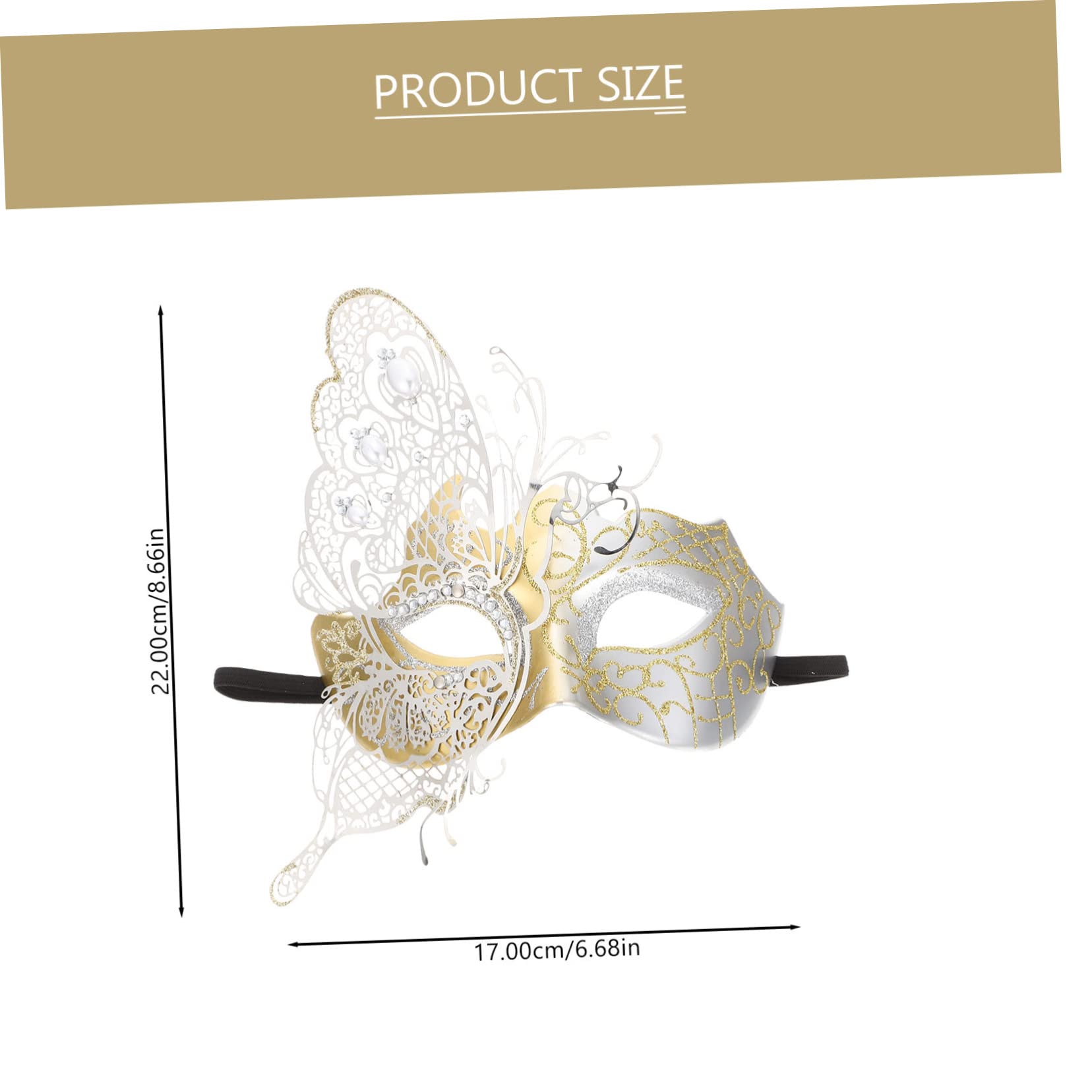 LIFKOME 4pezzi Maschere Decorative Metà Per Masquerade Per Halloween Per Cosplay