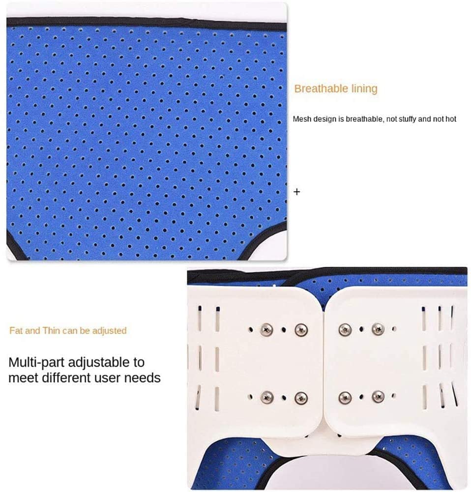 Orthèse de fixation hanche-genou-cheville-pied, orthèse articulée réglable pour genou et hanche, orthèse pour fracture de jambe et de pied des membres inférieurs, Droite-M (Gauche S) (Droite S)