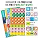 Mirida Planner Stickers - Fitness Pack of 2076 Mini Icons for Workout, Healthy Diet, Gym Exercise, and Habits - for Calendar and Journal