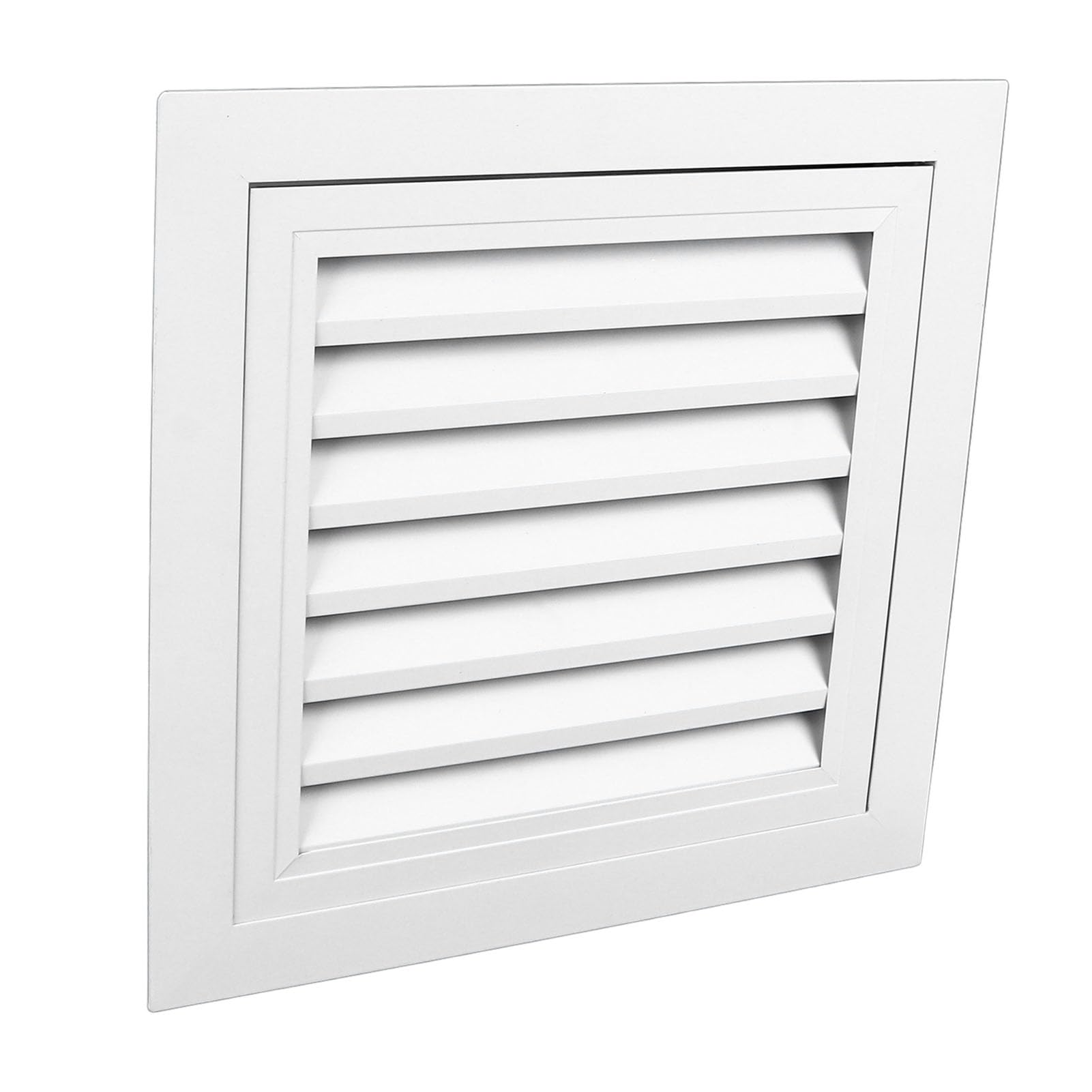 Ventilación a Dos Aguas de Aleación de Aluminio, Tamaño Exterior de 35x35 Cm, Tamaño Interior de 29,5x29,5 Cm, Cubierta de Ventilación de Pared, Rejilla de Ventilación para