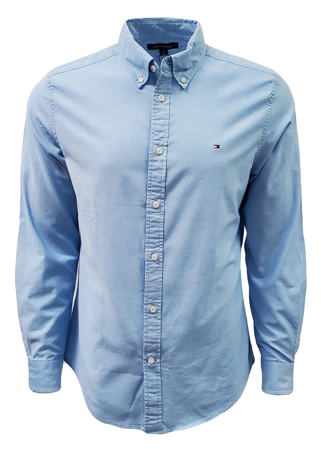 Tommy Hilfiger Mens Custom Fit Long Sleeve Buttondown Shirt