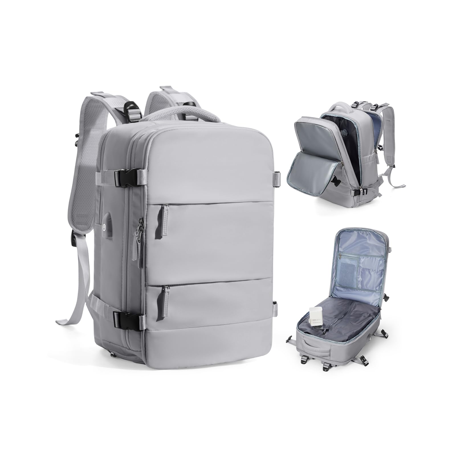 SZSYCN Mochila Viaje Cabina Avion 40x30x20 Ryanair Wizzair Maletas de Viaje Mujer Mochilas Viaje 40×20×25 Ryanair para Mujer Equipaje de Mano 45x36x20 Easyjet Maletas para Portatil Hombre — view 18