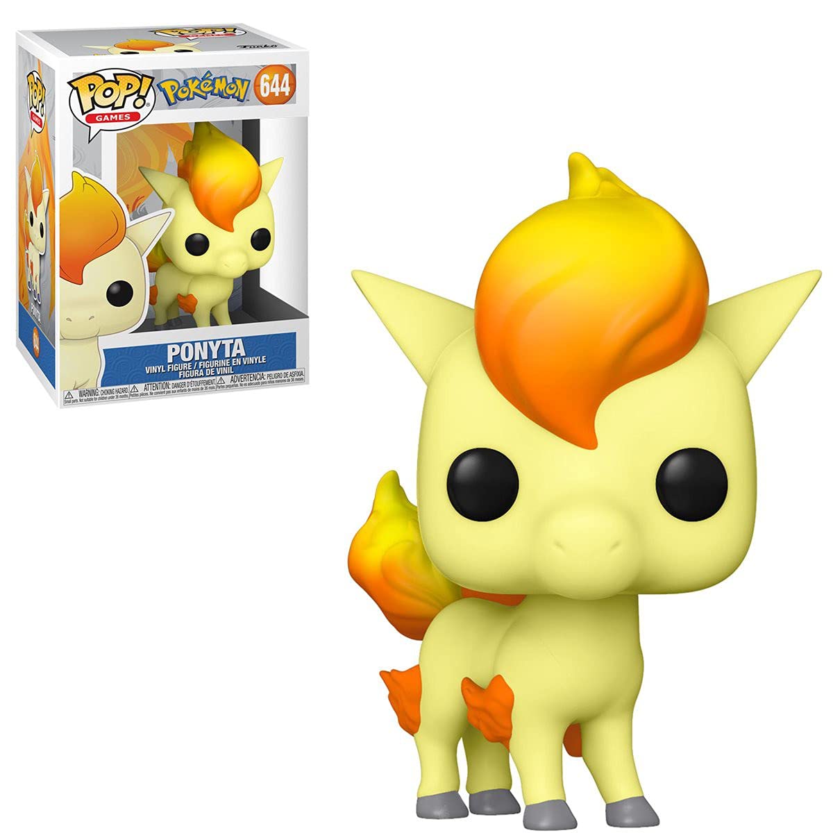 Funko Pop! Games: Pokemon - Ponyta Multicolor, 3.75 inches