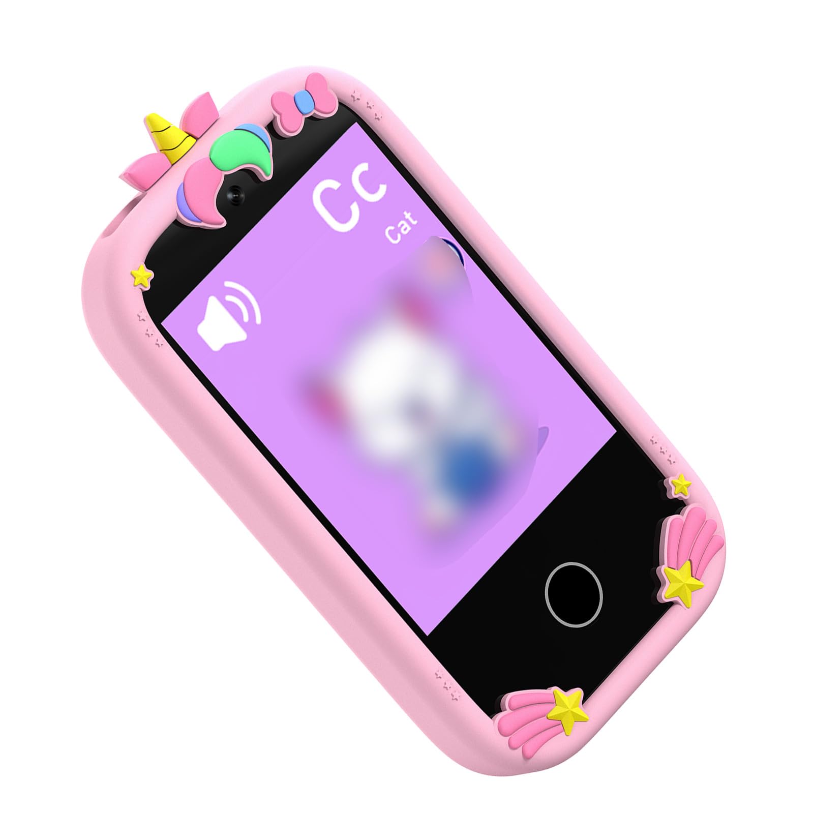 Smart Phone per Bambini con Touchscreen da 2,8 Pollici e Memoria da 32 GB per Intrattenimento e Apprendimento (PINK)
