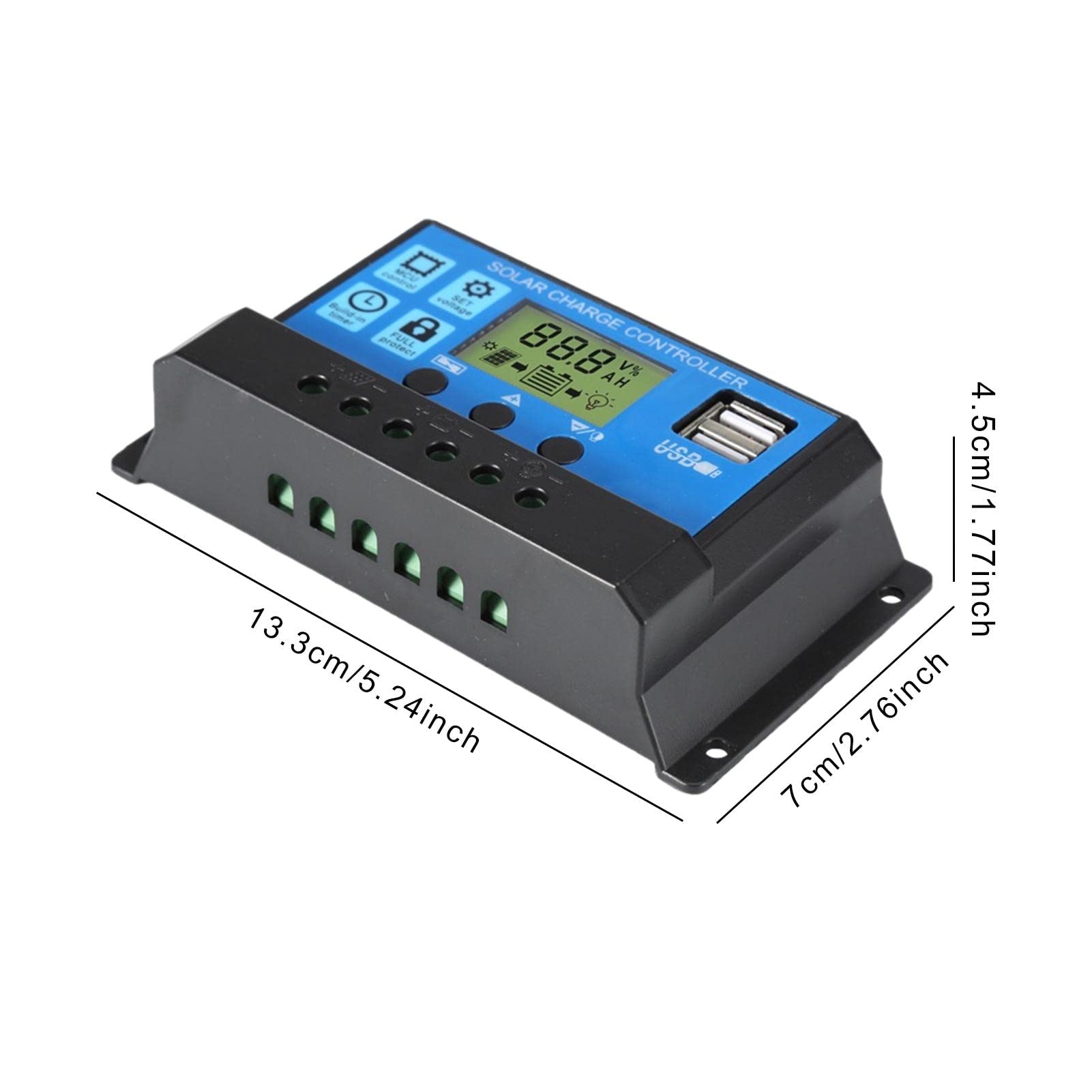 10/20/30 A PWM Solar-Laderegler – 12/24 V Automat Produktbild-Vorschau 2