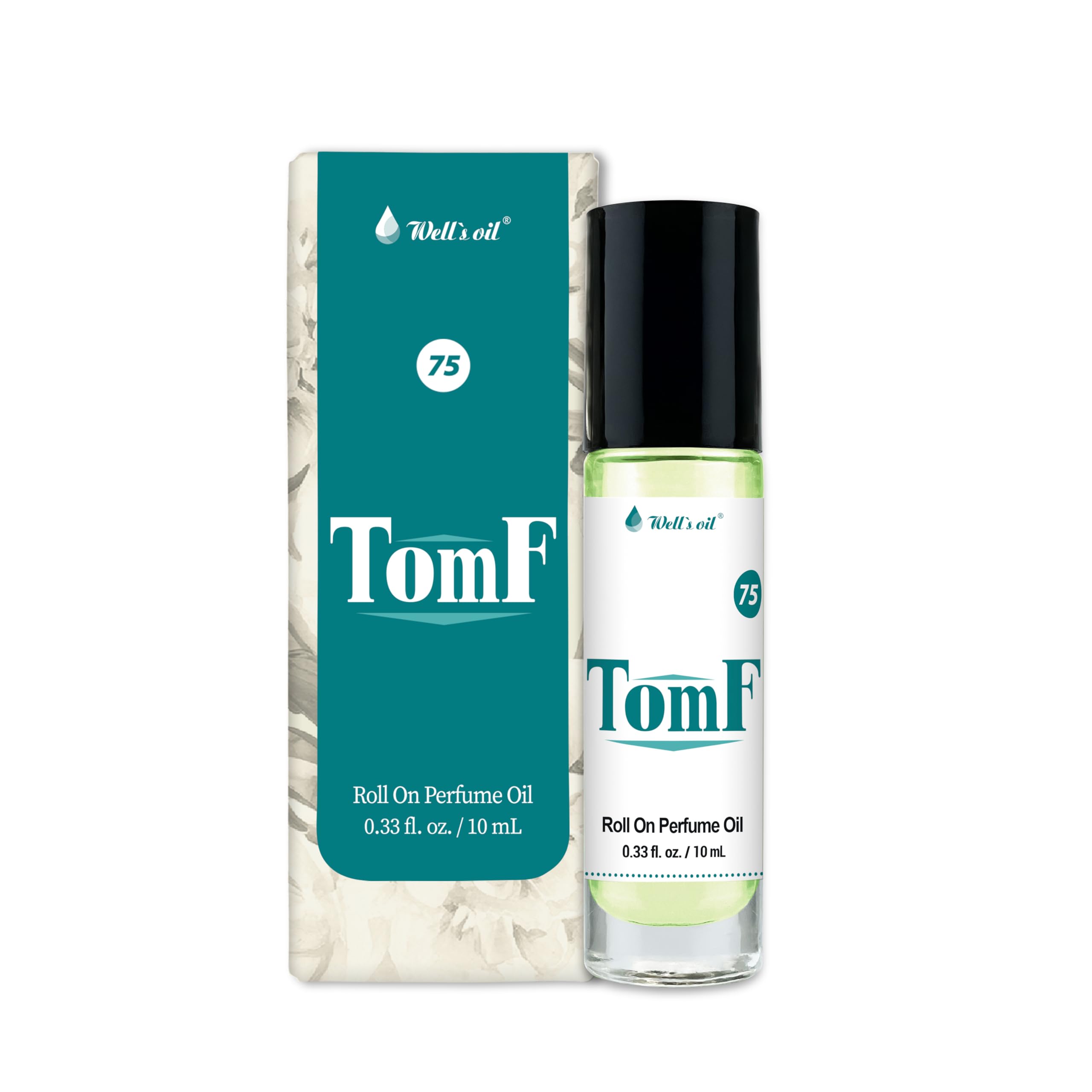 Well's Oil Roll-On Perfume Oil (Tom F) | Long-Lasting | Paraben-Free | 0.33 Fl Oz / 10 ml