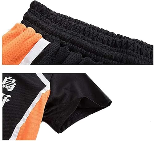 Miniatura 4 de XIAMUSZ Karasuno - Camiseta de disfraz de Halloween, uniforme de Halloween, camisa corta