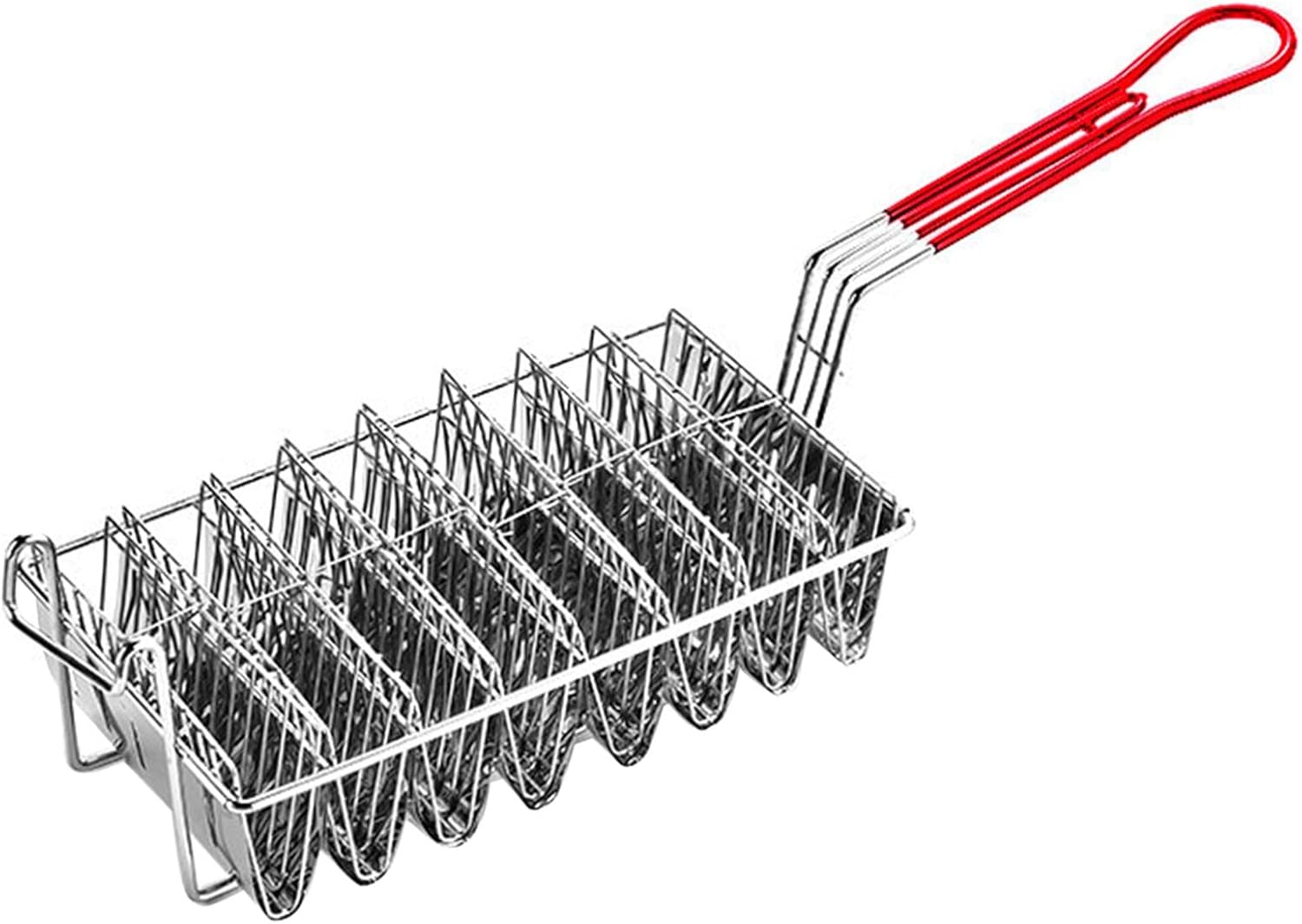 Amazon.com: 8 Racks Basket Stainless Steel Shell Fry Basket Shells Deep ...