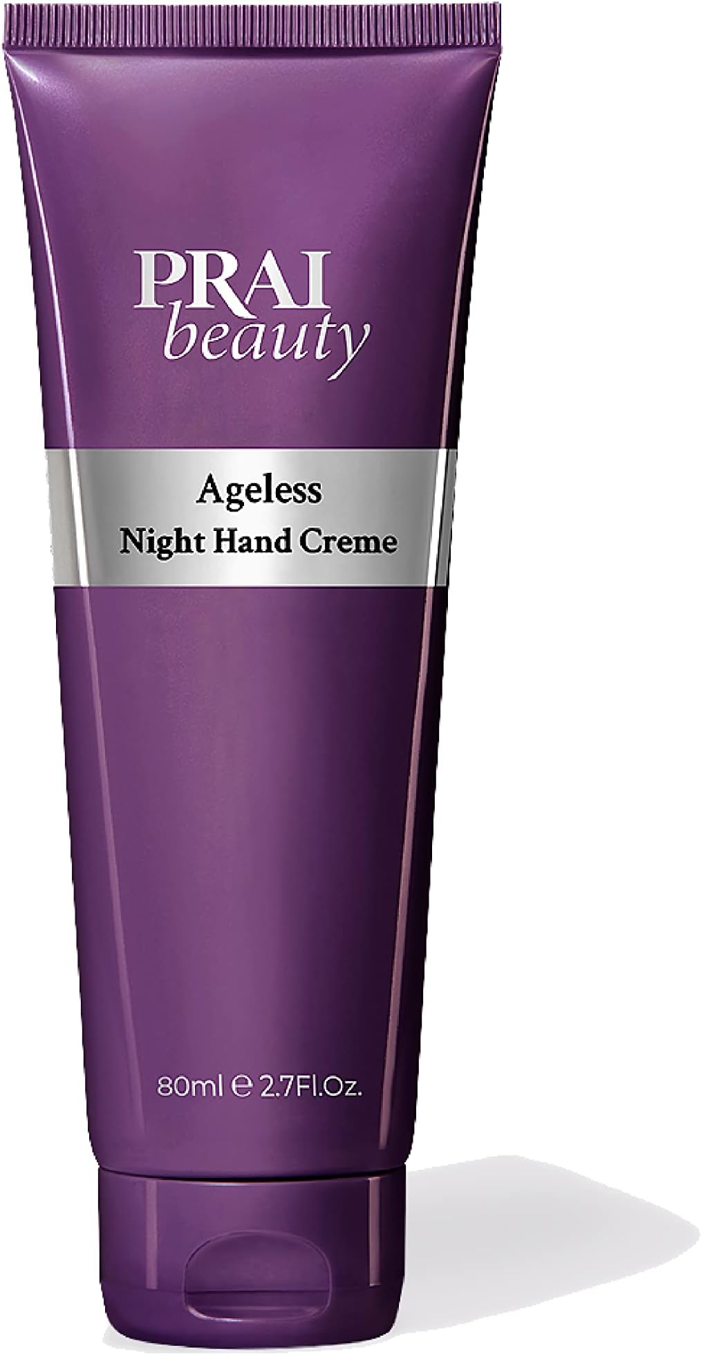 Beauty Ageless Night Hand Creme - Anti-Aging Skin Repair for Dry Hands, Hydrating Moisturiser Skin Care - Promotes Soft, Smooth Hands, w/ Nourishing Natural Formula - Vegan & Gluten-Free - 80ml