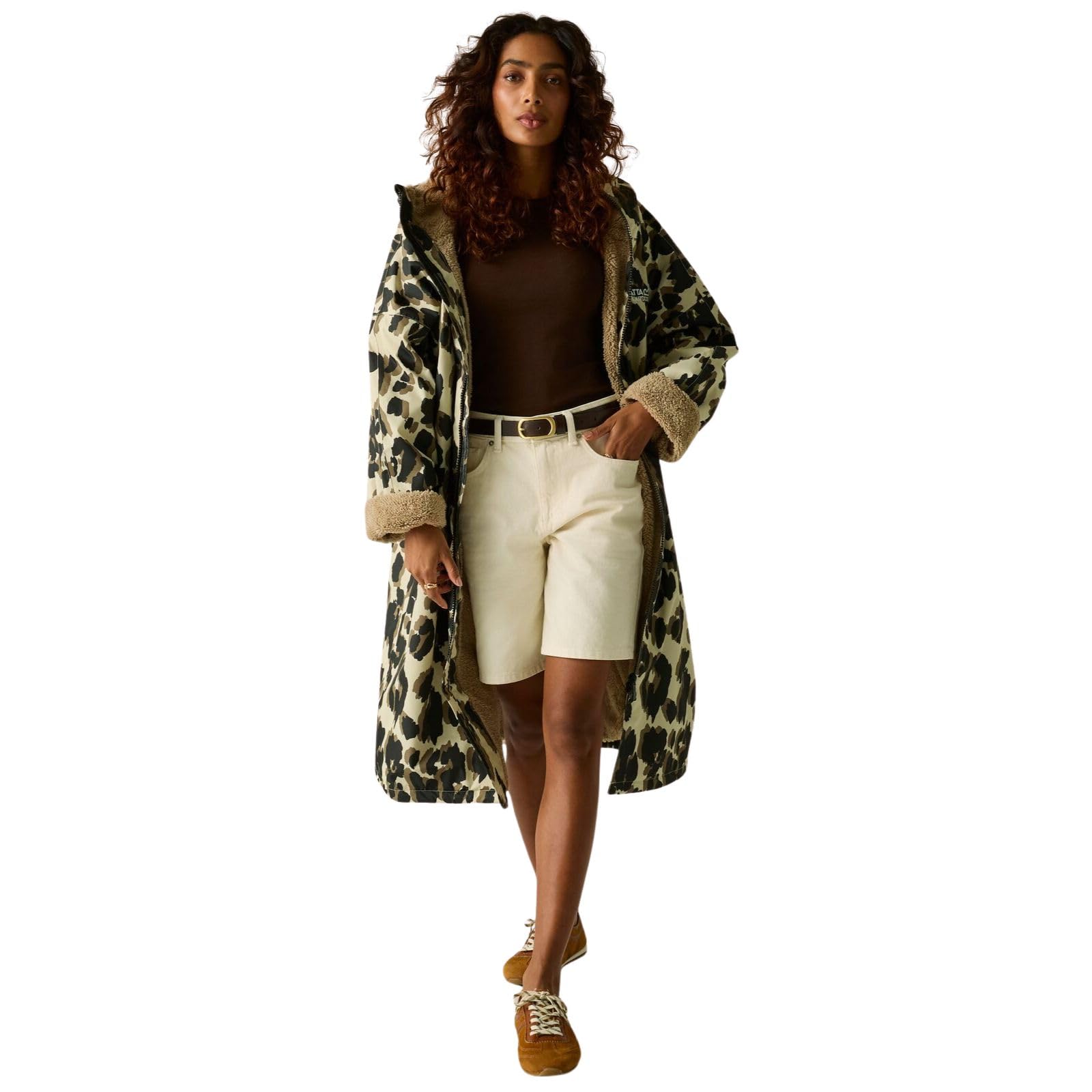 Regatta Women's True Leopard Print Adult Waterproof Changing Robe