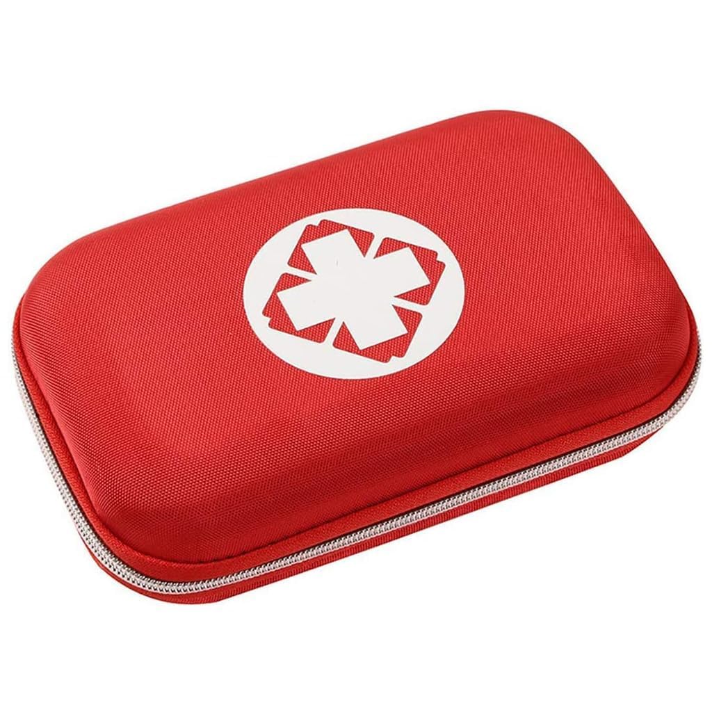 Hebezone Travel First Aid Storage Pouch Waterproof EVA Medical Organizer Portable Emergency Medicine Bag for Car Camping Hiking Outdoor Adventure Travel Safety Kit Case-image-46