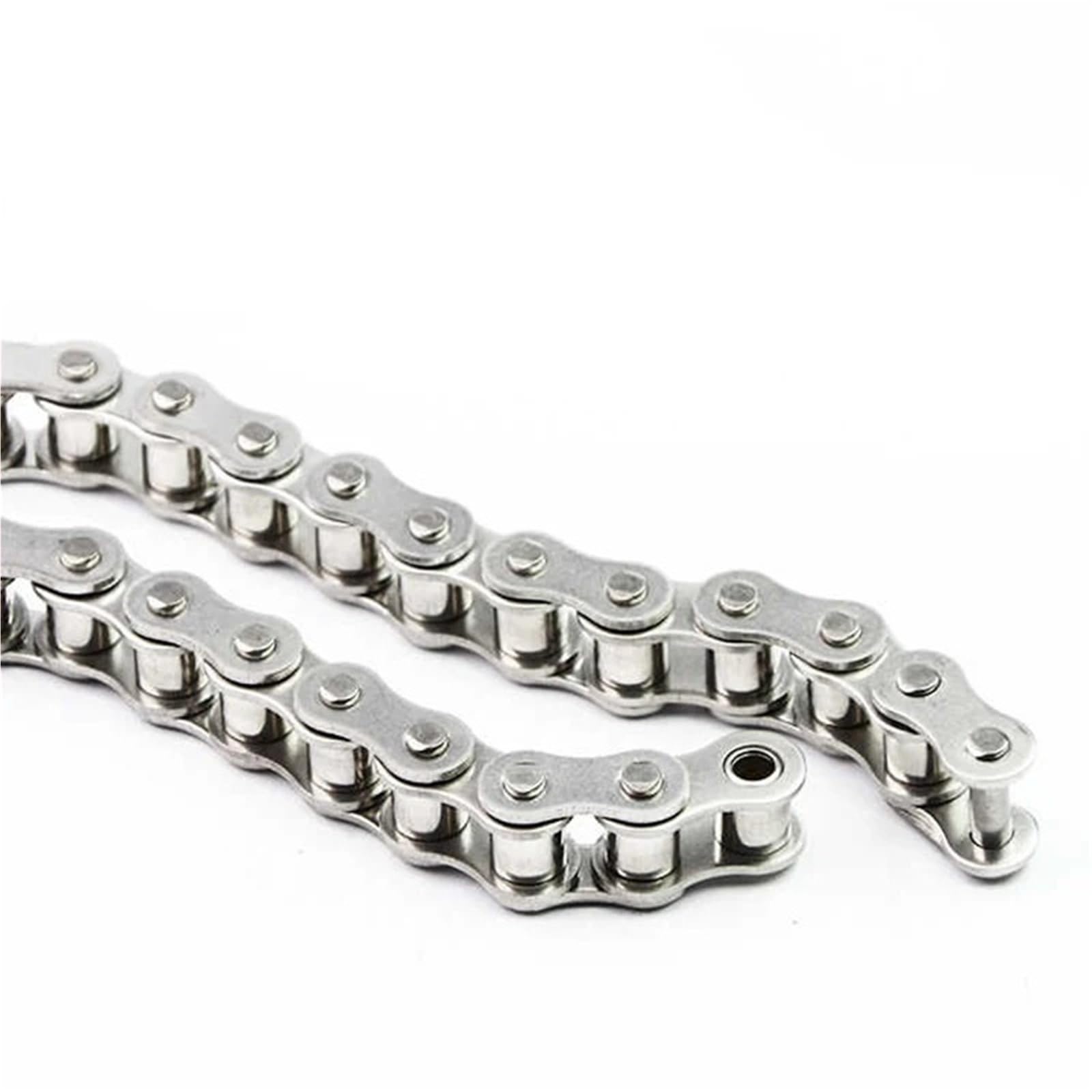 Rollenkette Aus Kohlenstoffstahl Einreihige Kette aus Edelstahl 304, 04C, 05B, 06B, 08B, 06C, 08A, 10A, 1/1,524 Meter, Antriebskette, Rollenkette, säure- und alkalibeständig(05B,1.524 Meter)