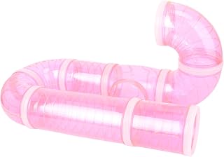 Hohopeti 5 Pçs Hamster Tubo Externo Brinquedo De Hamster Brinquedos Esportivos Hamster Playground Túneis Acessórios De Hamster Tubo De Hamster Brinquedo Tubo De Hamster Brinquedos Gerbil