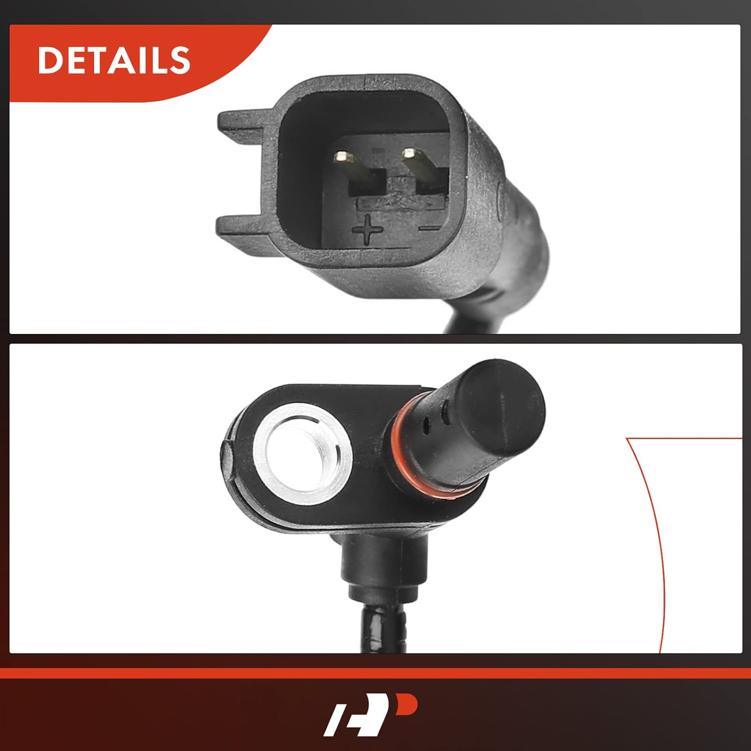 A-Premium 2PC Set Rear ABS Wheel Speed Sensor for Chevrolet Equinox & GMC Terrain 2010 2011 2012 2013 2014 2015