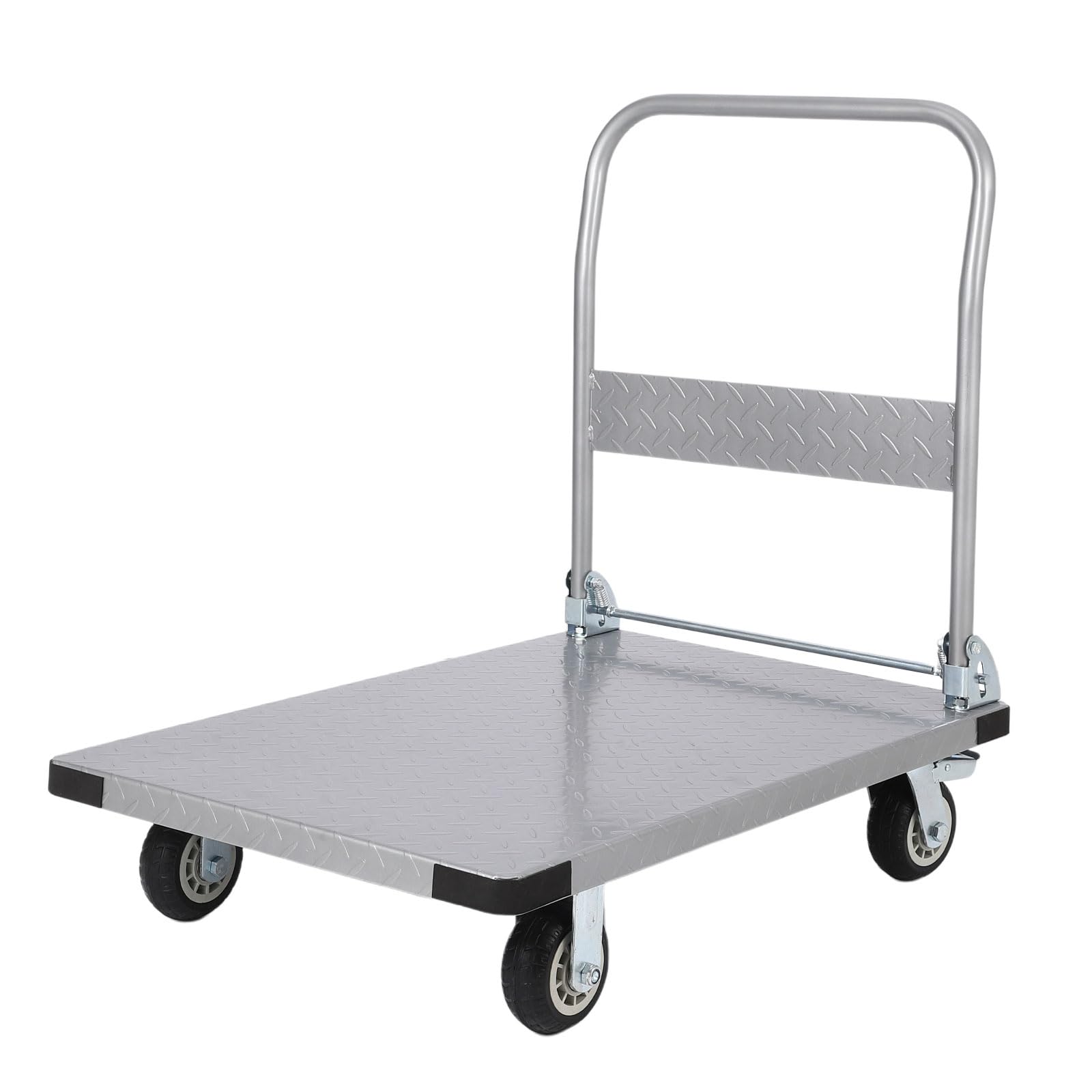 GarveeTech Foldable Platform Truck, 907kg Heavy Duty Trolley with Wheels