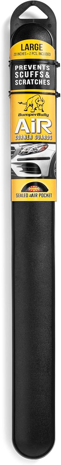 BumperBully Air - Corner Bumper Guards. Protects Your Front and Rear Bumpers from Scraps, dents and Damage - Medium Size (14.5" Length)