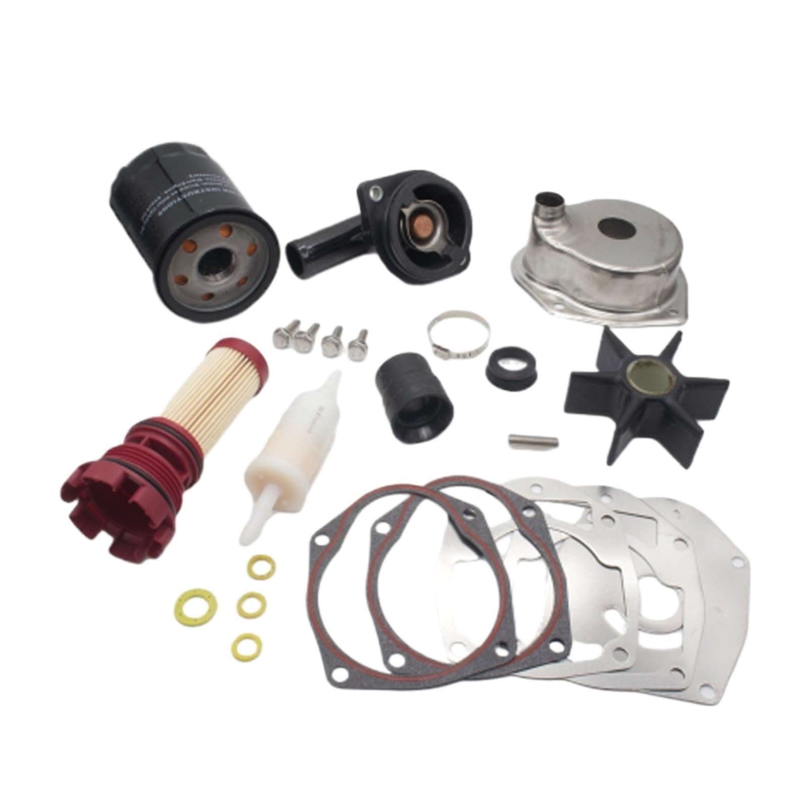 Kit d'entretien pour moteur hors-bord Verado FourStroke L6 incluant les filtres 8M0097859